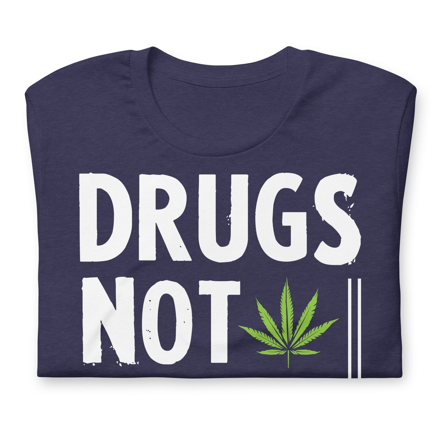 Drugs Not Hugs, Don't Touch Me 420 Bella Canvas Adult T-Shirt