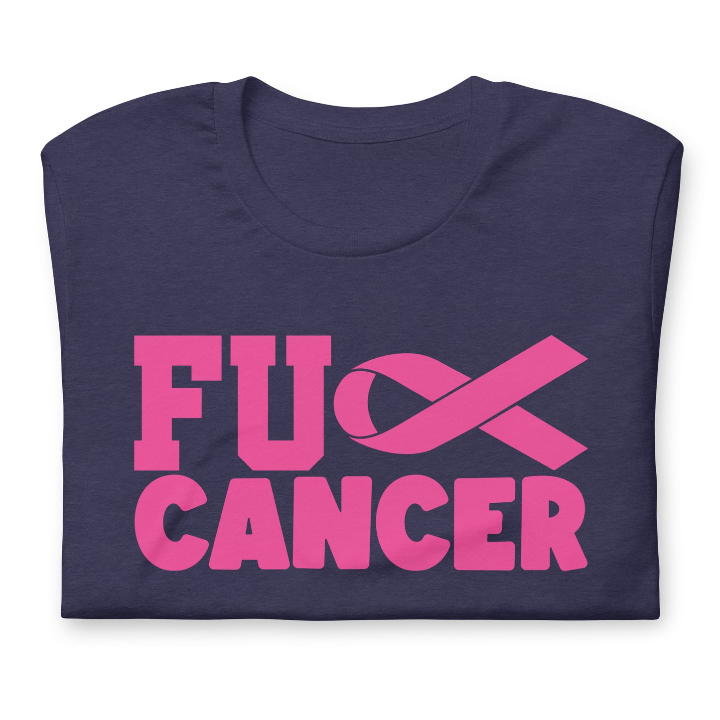 Fu** Cancer Breast Cancer Awareness Bella Canvas Adult T-Shirt
