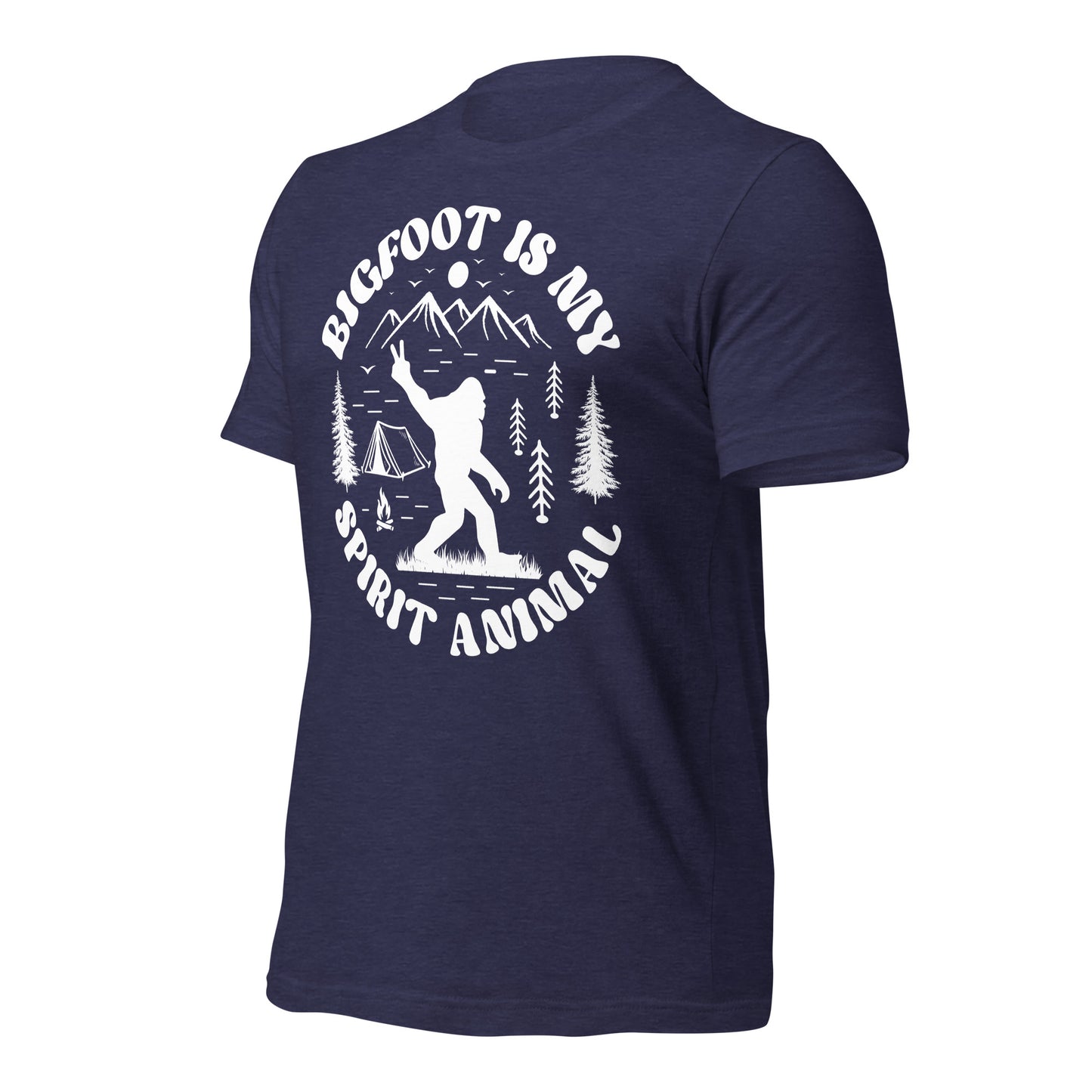 Bigfoot is My Spirit Animal Bella Canvas Adult T-Shirt
