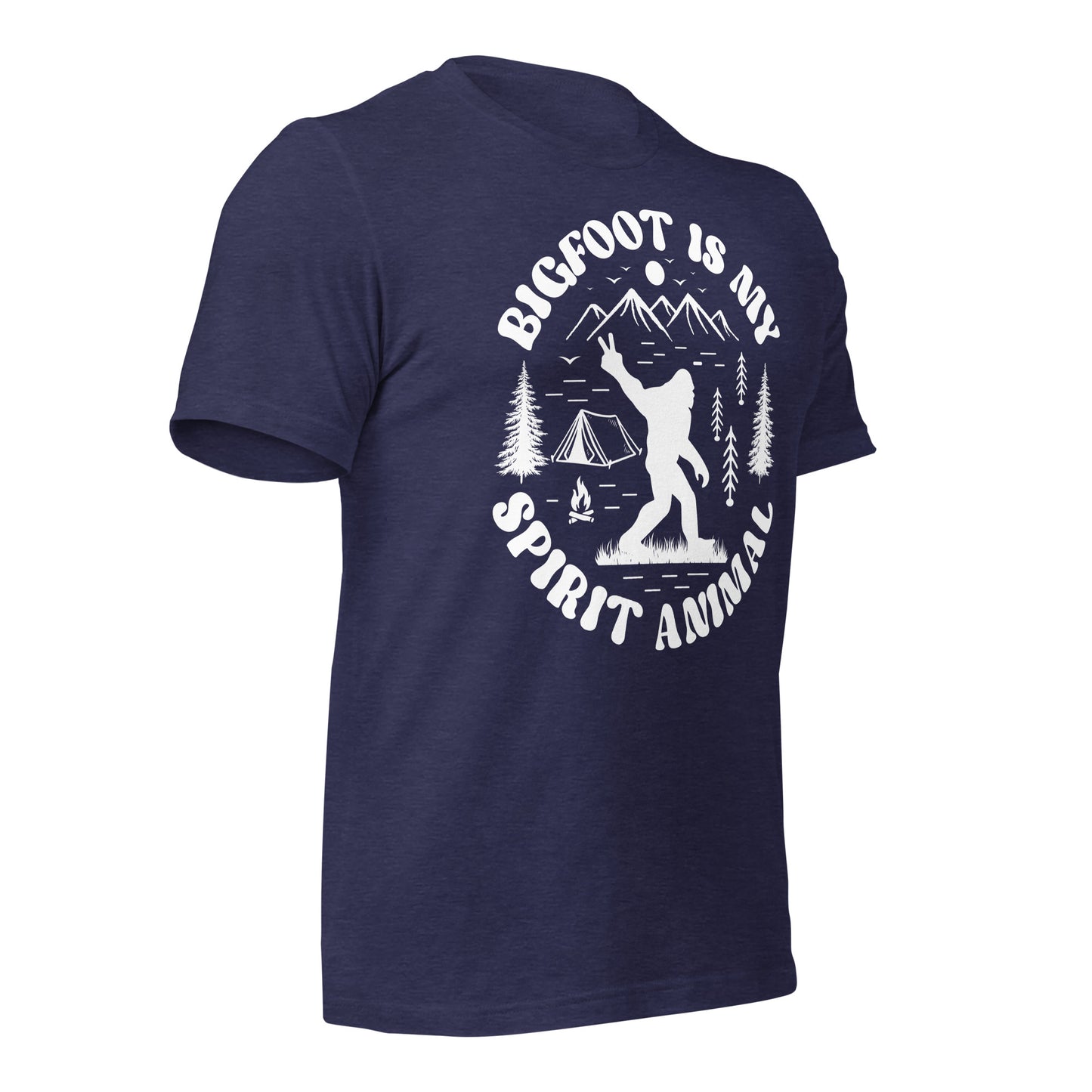 Bigfoot is My Spirit Animal Bella Canvas Adult T-Shirt