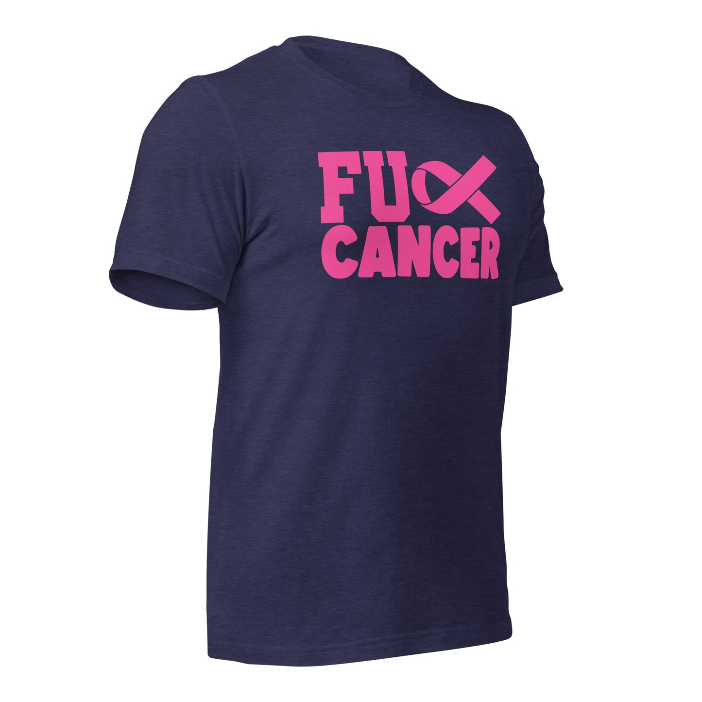 Fu** Cancer Breast Cancer Awareness Bella Canvas Adult T-Shirt