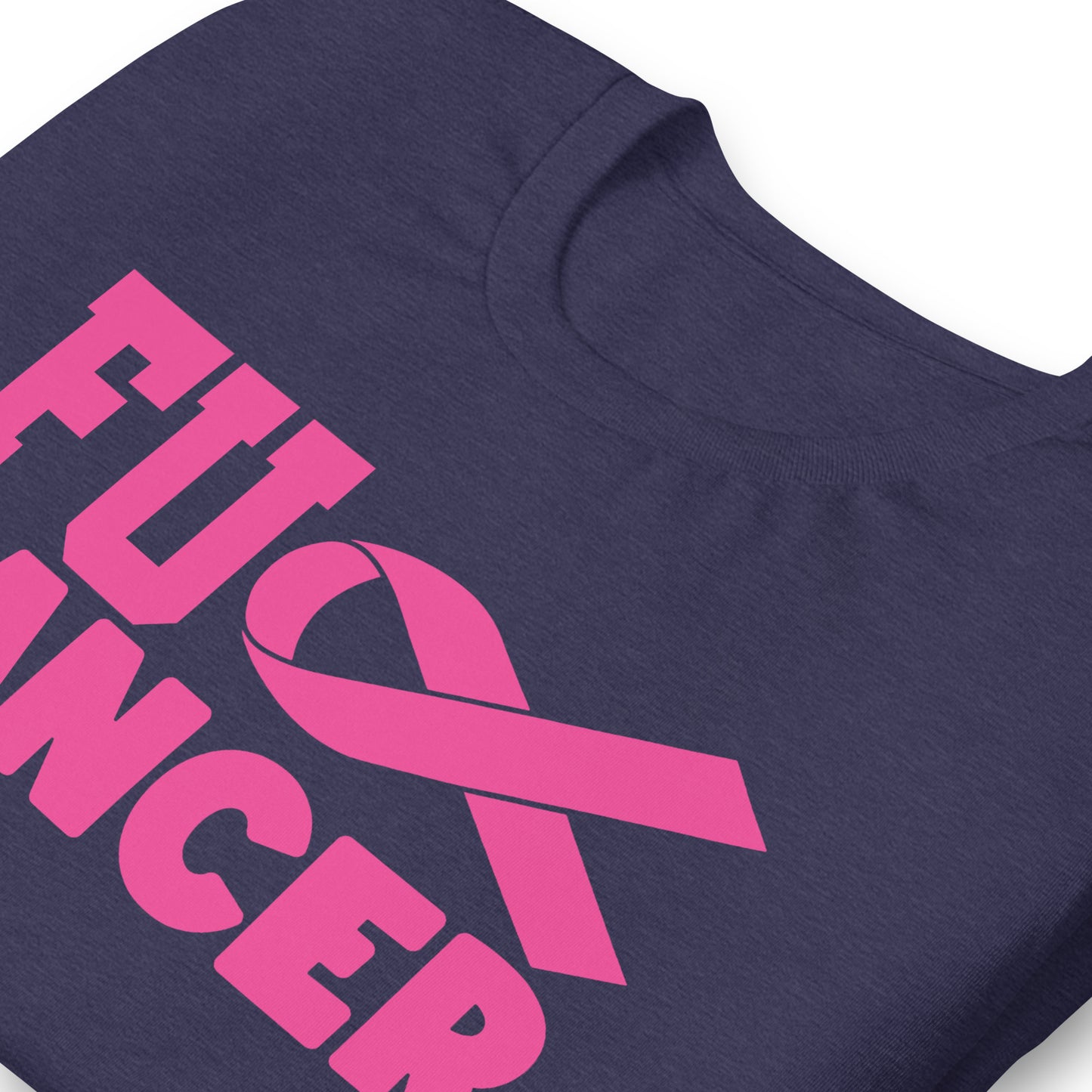Fu** Cancer Breast Cancer Awareness Bella Canvas Adult T-Shirt