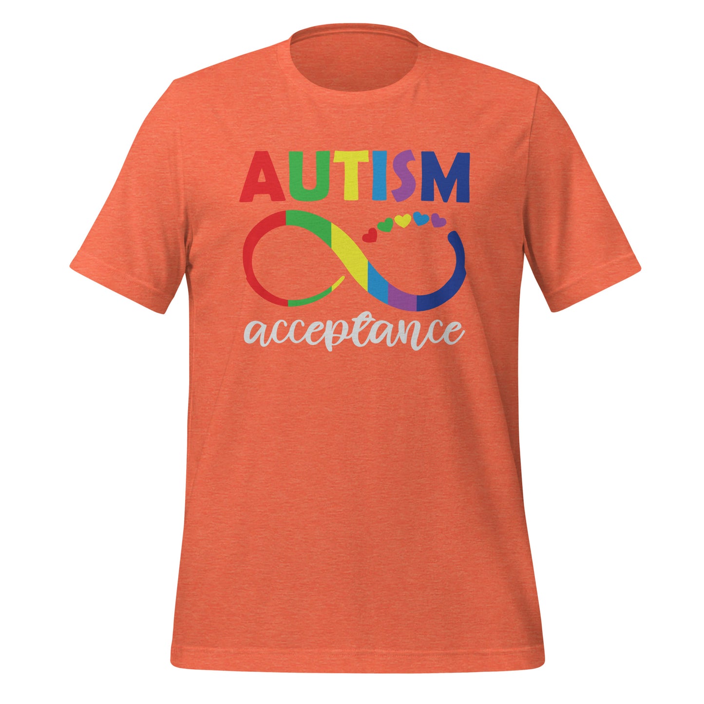 Autism Acceptance Together Quality Cotton Bella Canvas Adult T-Shirt