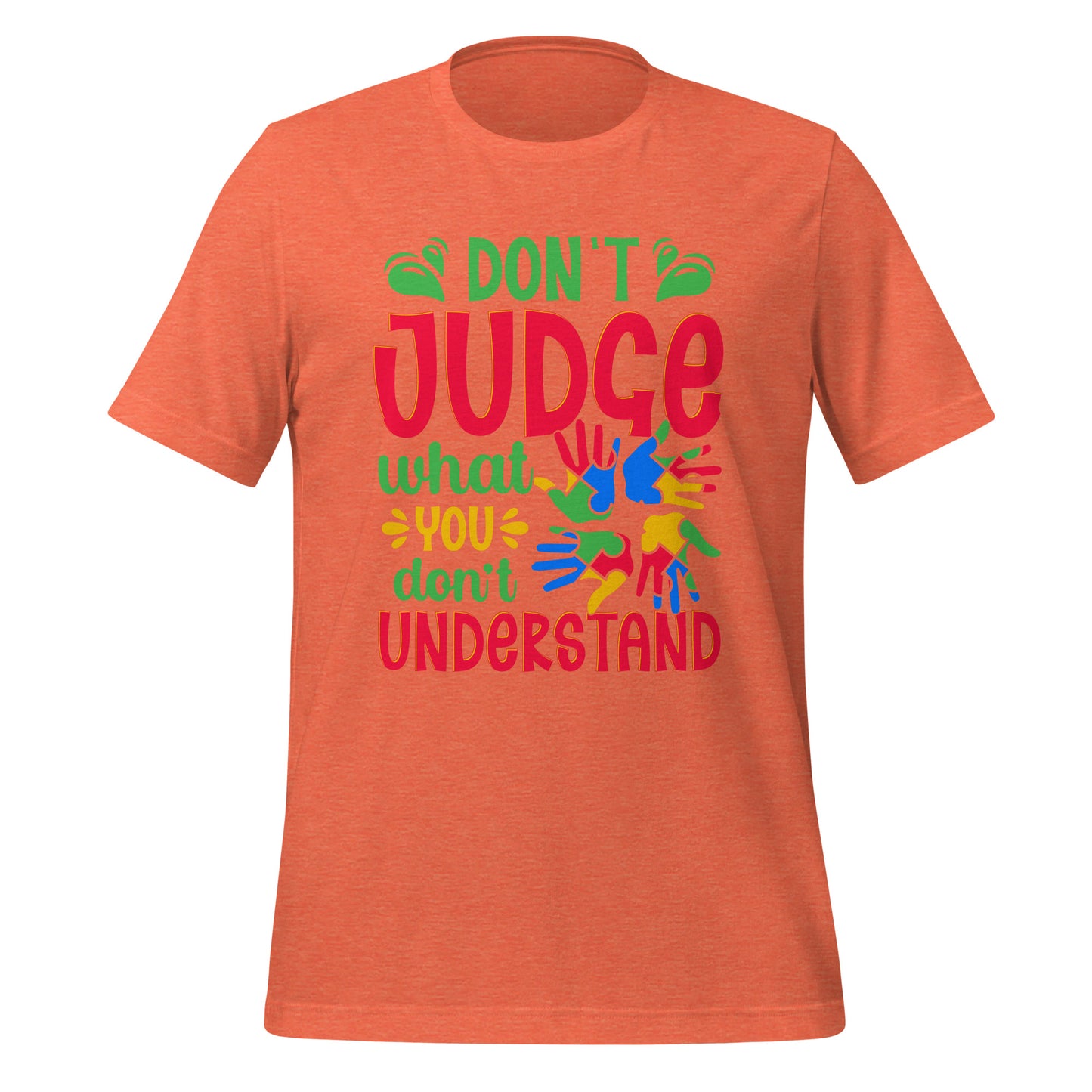 Autism Acceptance Together Quality Cotton Bella Canvas Adult T-Shirt