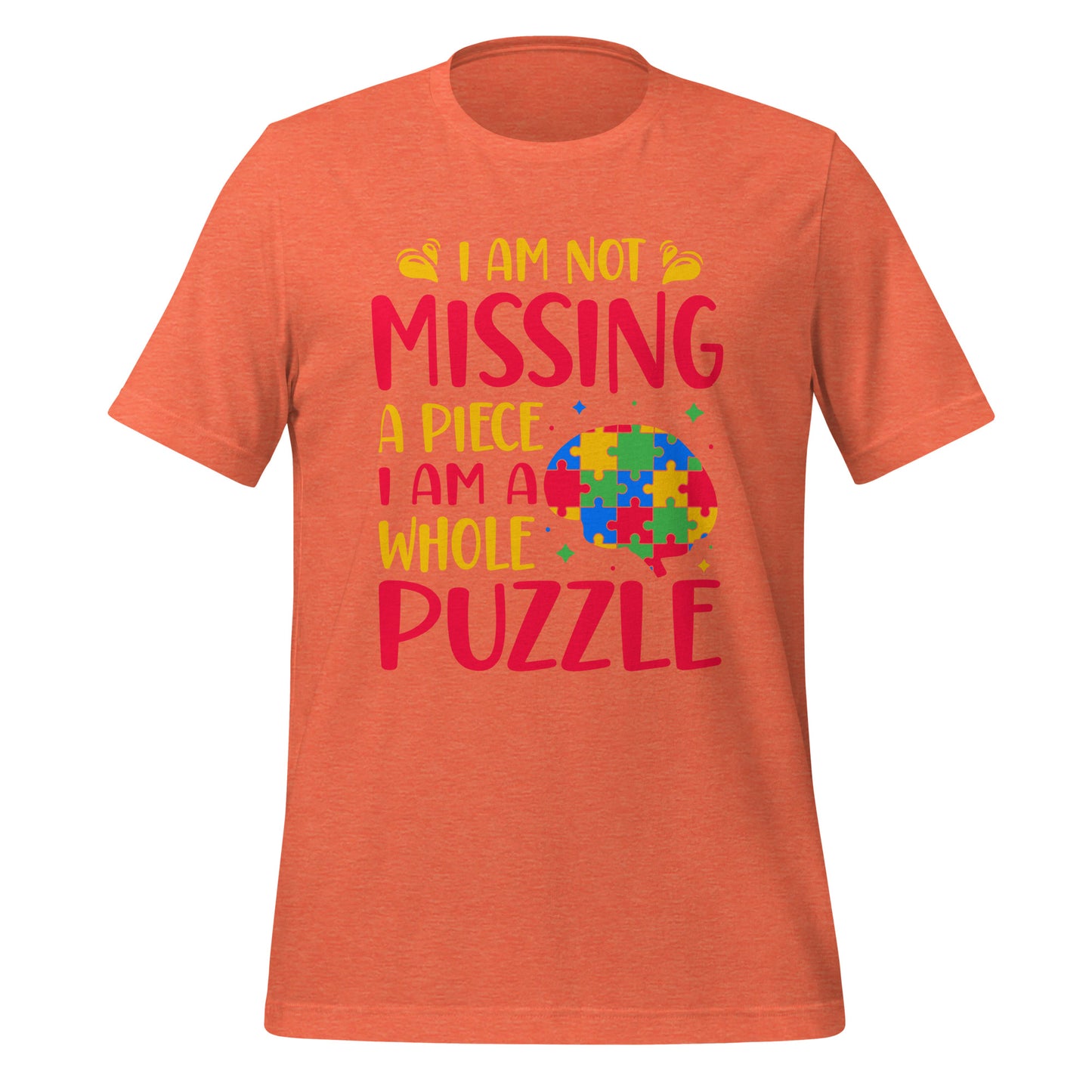 Autism Acceptance Together Quality Cotton Bella Canvas Adult T-Shirt