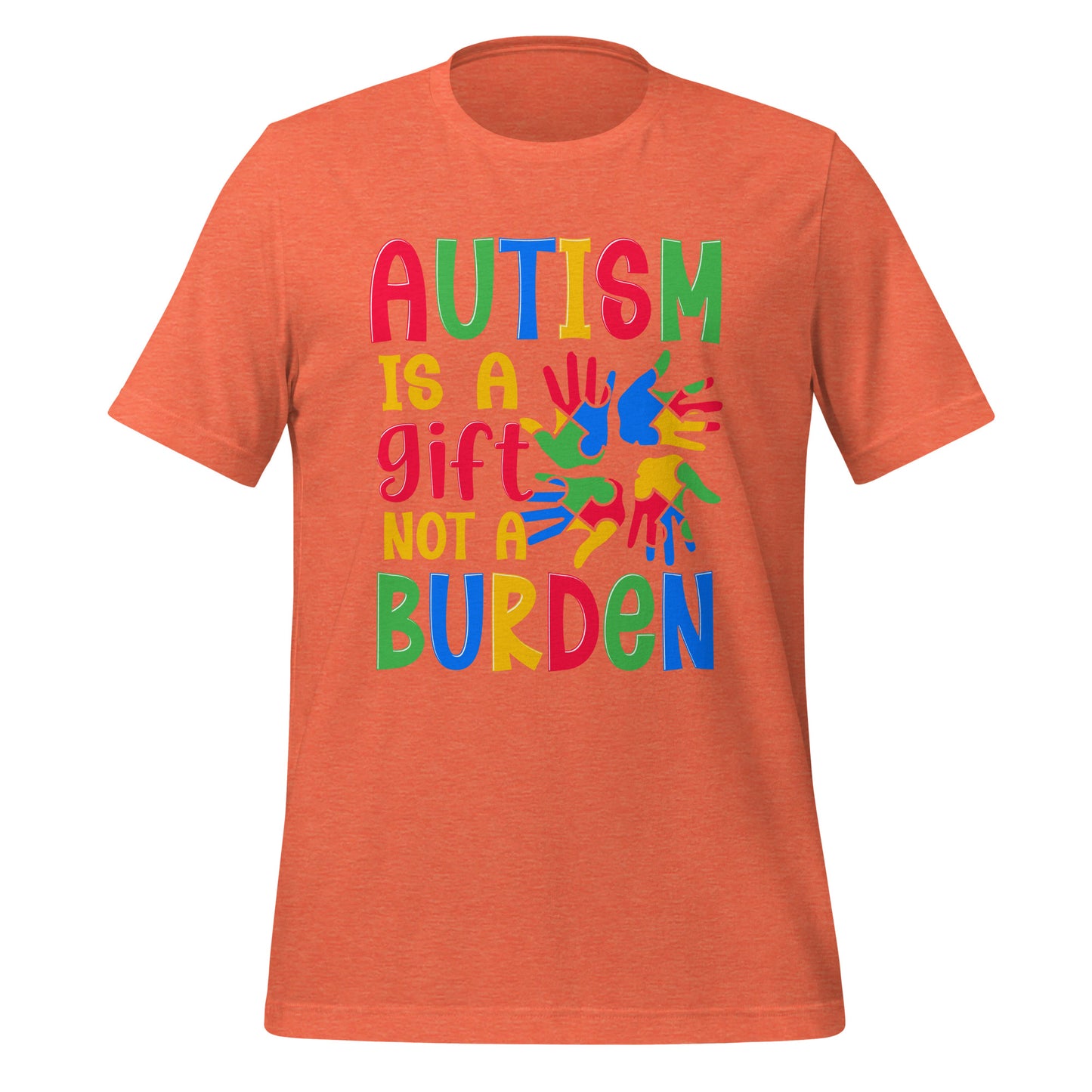 Autism Acceptance Together Quality Cotton Bella Canvas Adult T-Shirt
