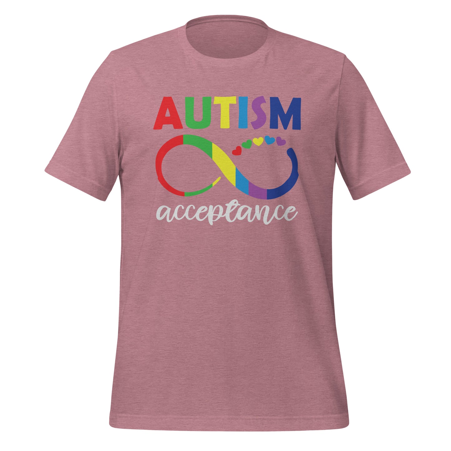 Autism Acceptance Together Quality Cotton Bella Canvas Adult T-Shirt