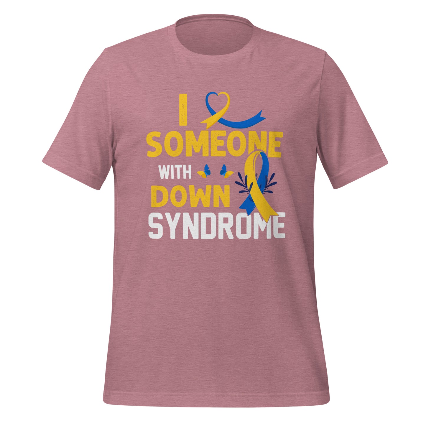 Down Syndrome Awareness Quality Cotton Bella Canvas Adult T-Shirt