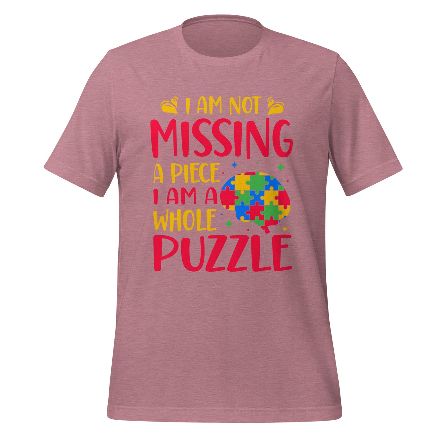 Autism Acceptance Together Quality Cotton Bella Canvas Adult T-Shirt