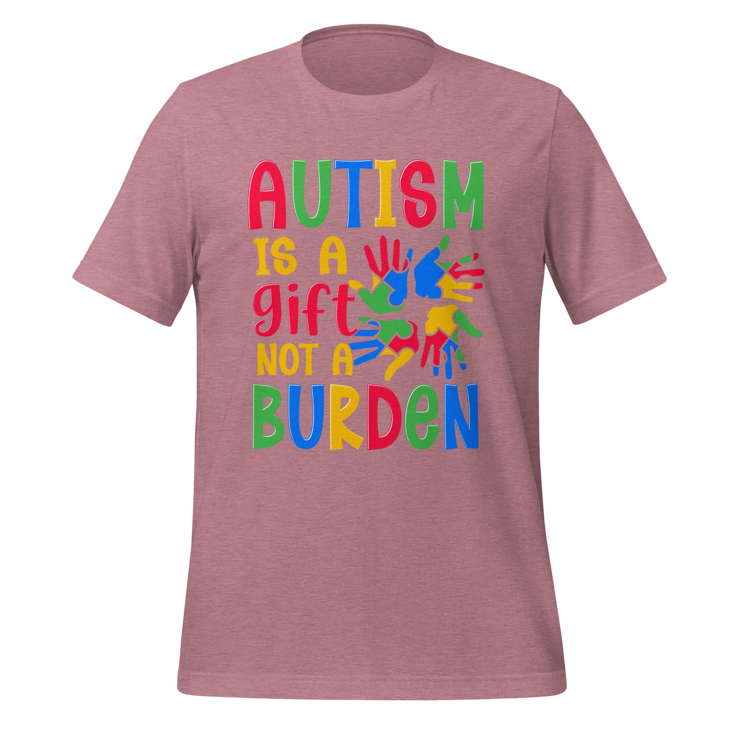 Autism Acceptance Together Quality Cotton Bella Canvas Adult T-Shirt