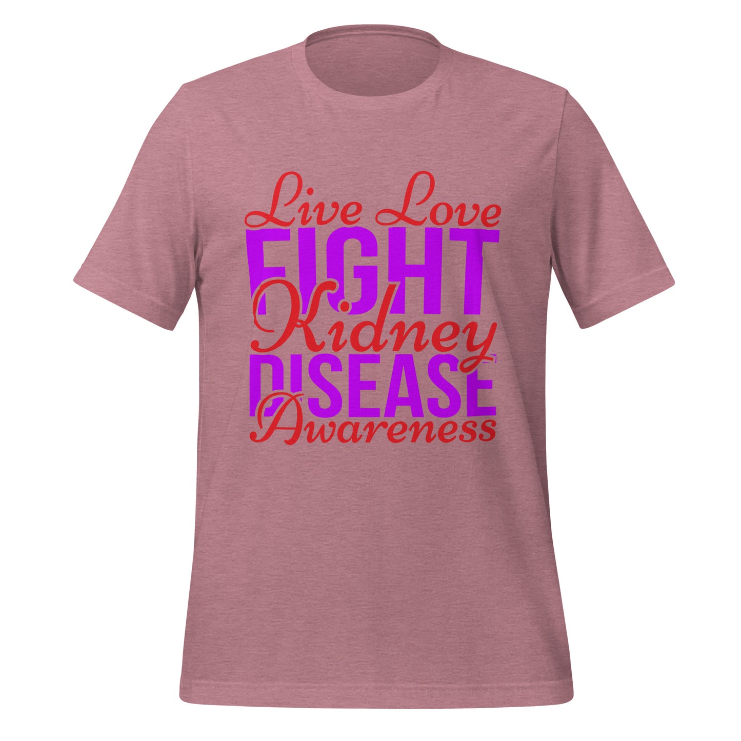 Kidney Awareness Quality Cotton Bella Canvas Adult T-Shirt