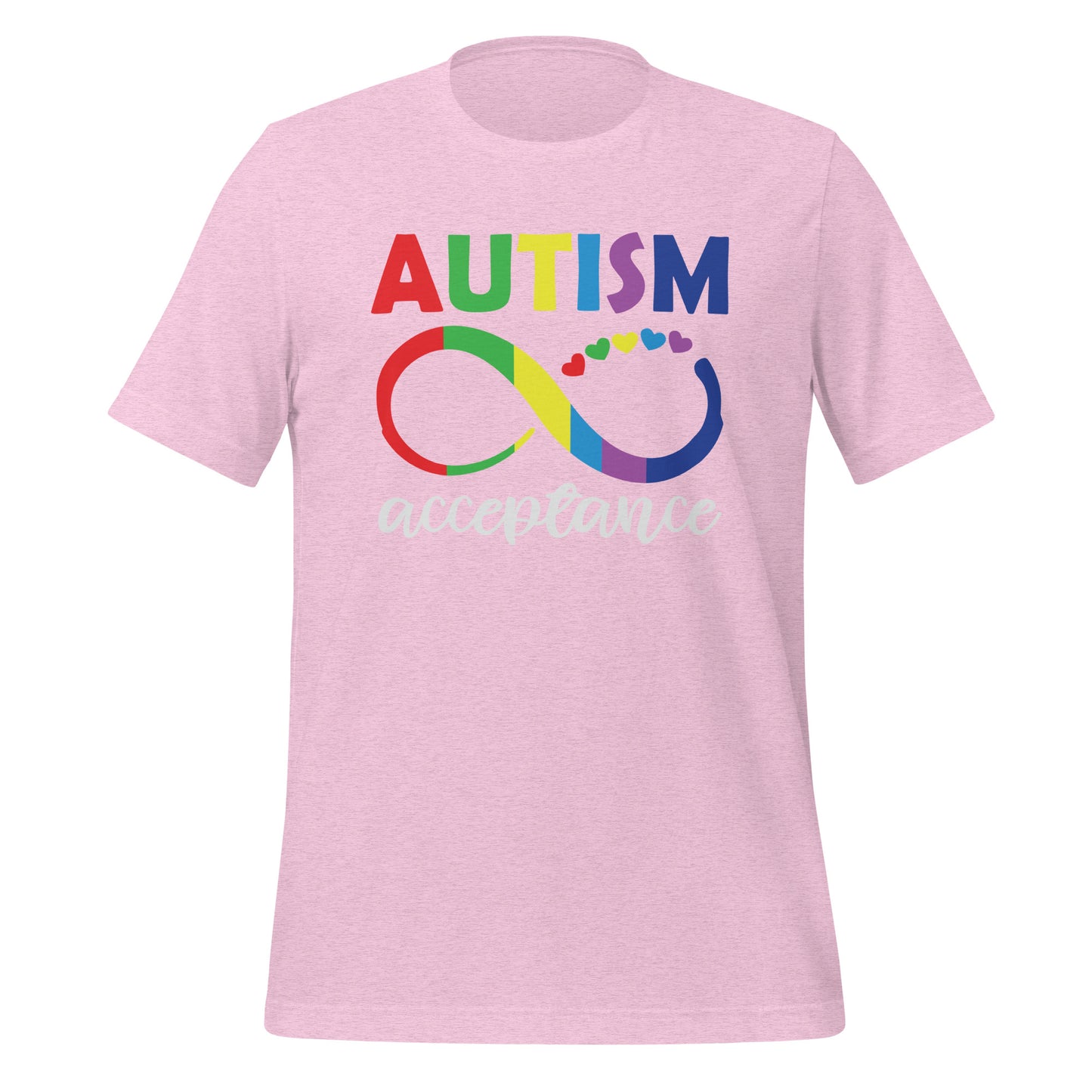 Autism Acceptance Together Quality Cotton Bella Canvas Adult T-Shirt