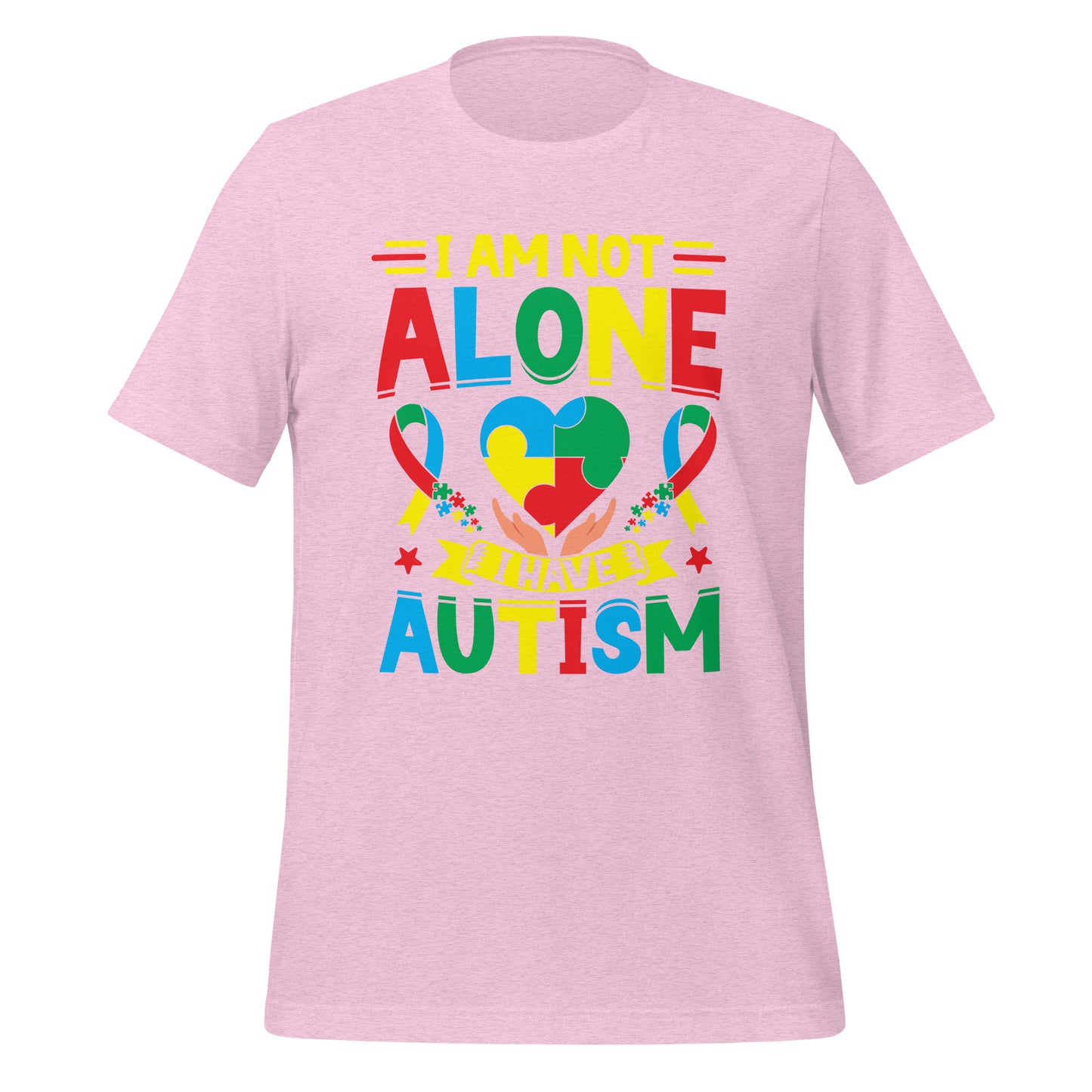 Autism Acceptance Together Quality Cotton Bella Canvas Adult T-Shirt