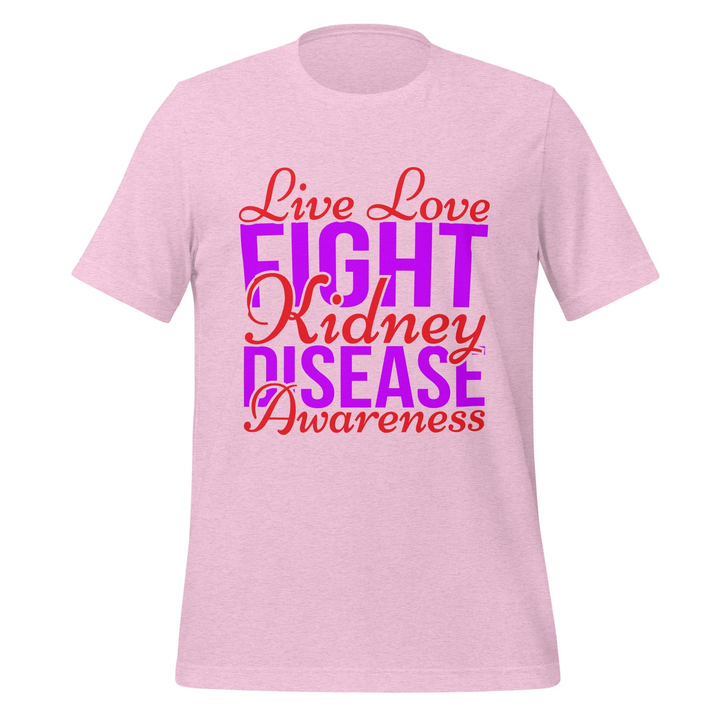 Kidney Awareness Quality Cotton Bella Canvas Adult T-Shirt