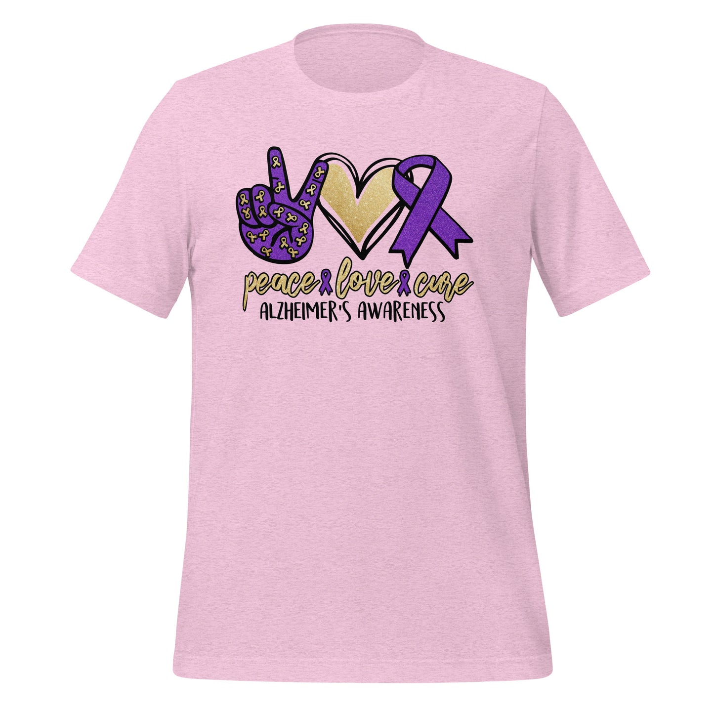 Alzheimer's Awareness Quality Cotton Bella Canvas Adult T-Shirt