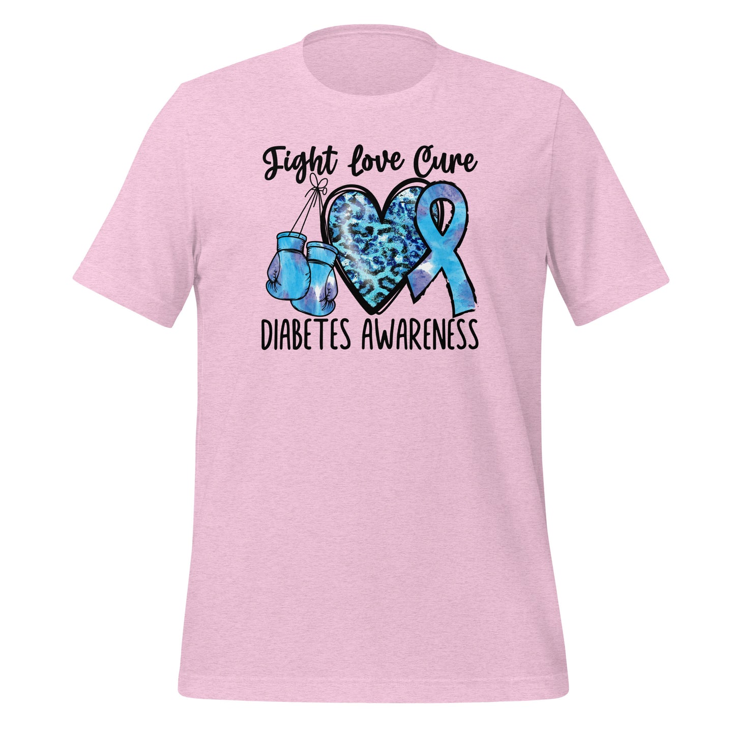 Diabetes Awareness Quality Cotton Bella Canvas Adult T-Shirt