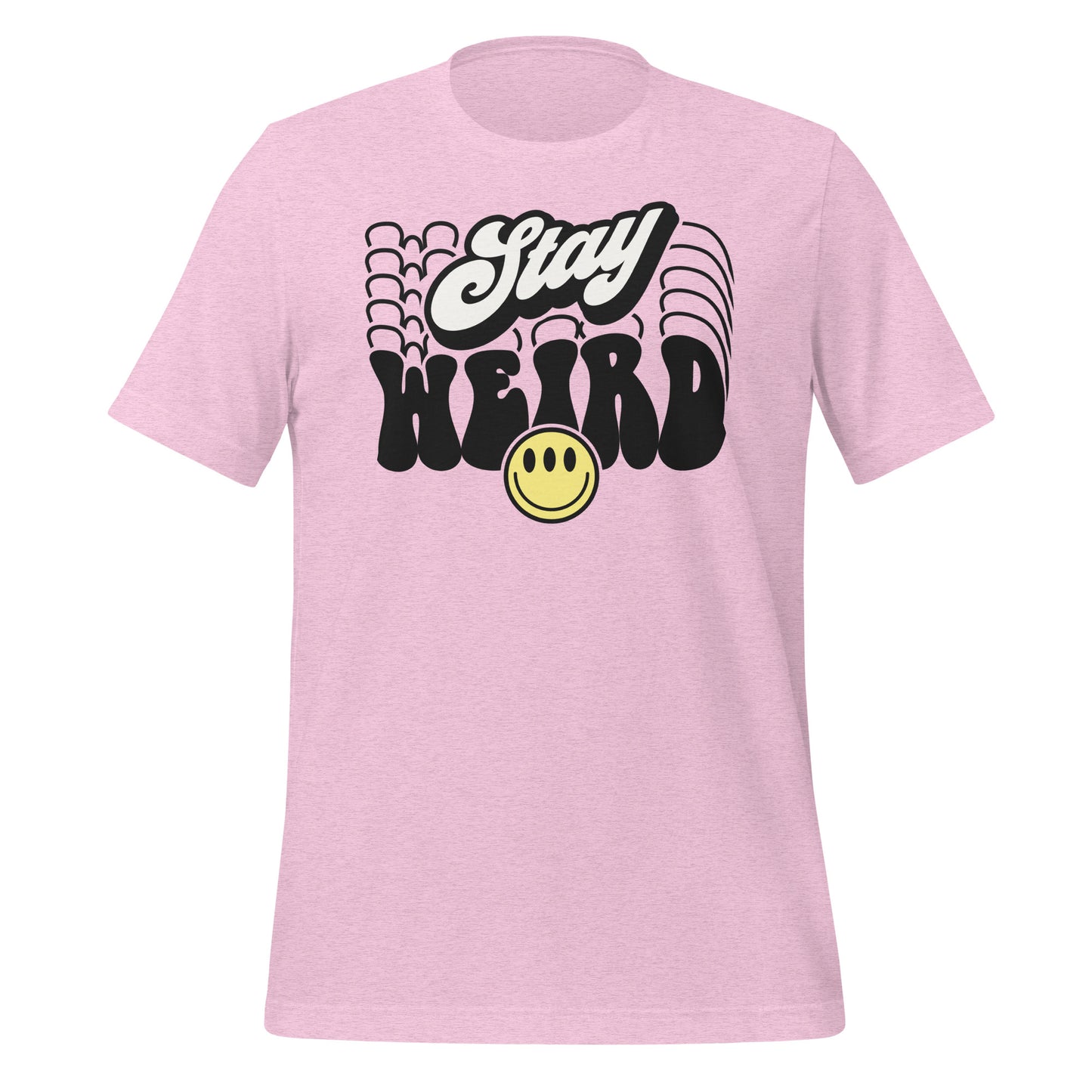 Stay Weird Funny Bella Canvas Adult T-Shirt
