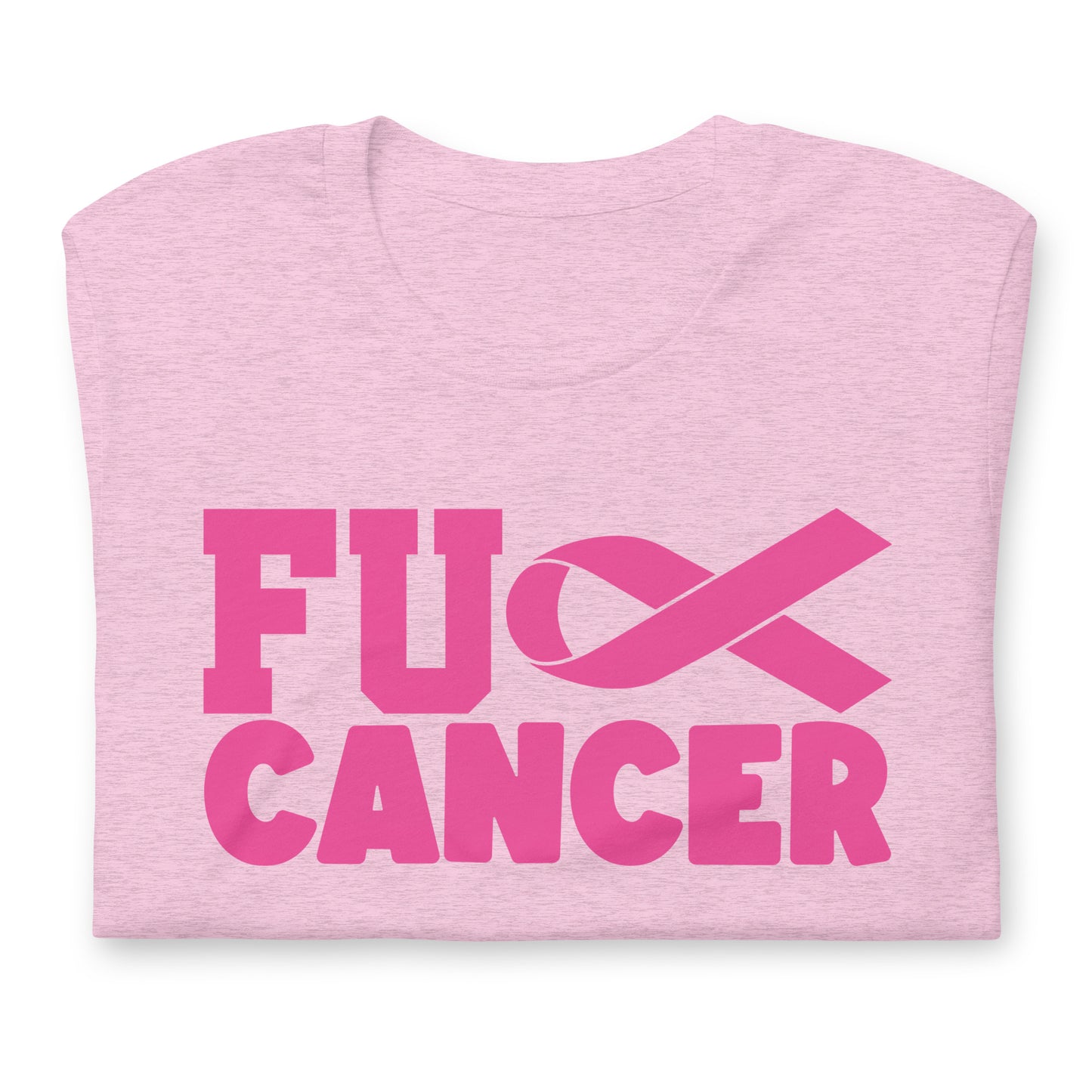 Fu** Cancer Breast Cancer Awareness Bella Canvas Adult T-Shirt
