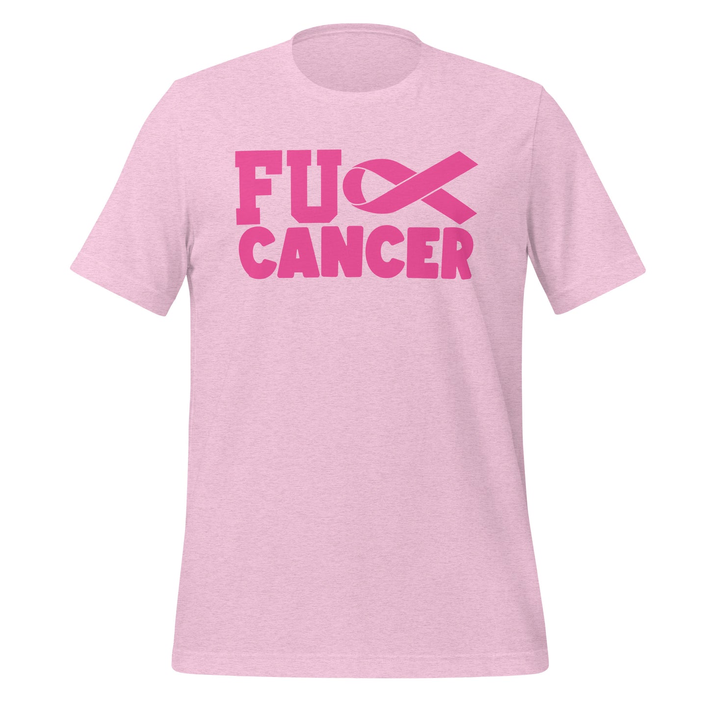 Fu** Cancer Breast Cancer Awareness Bella Canvas Adult T-Shirt