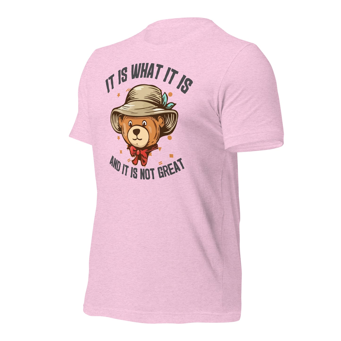 It Is What It Is, It's Not Great Quality Cotton Bella Canvas Adult T-Shirt