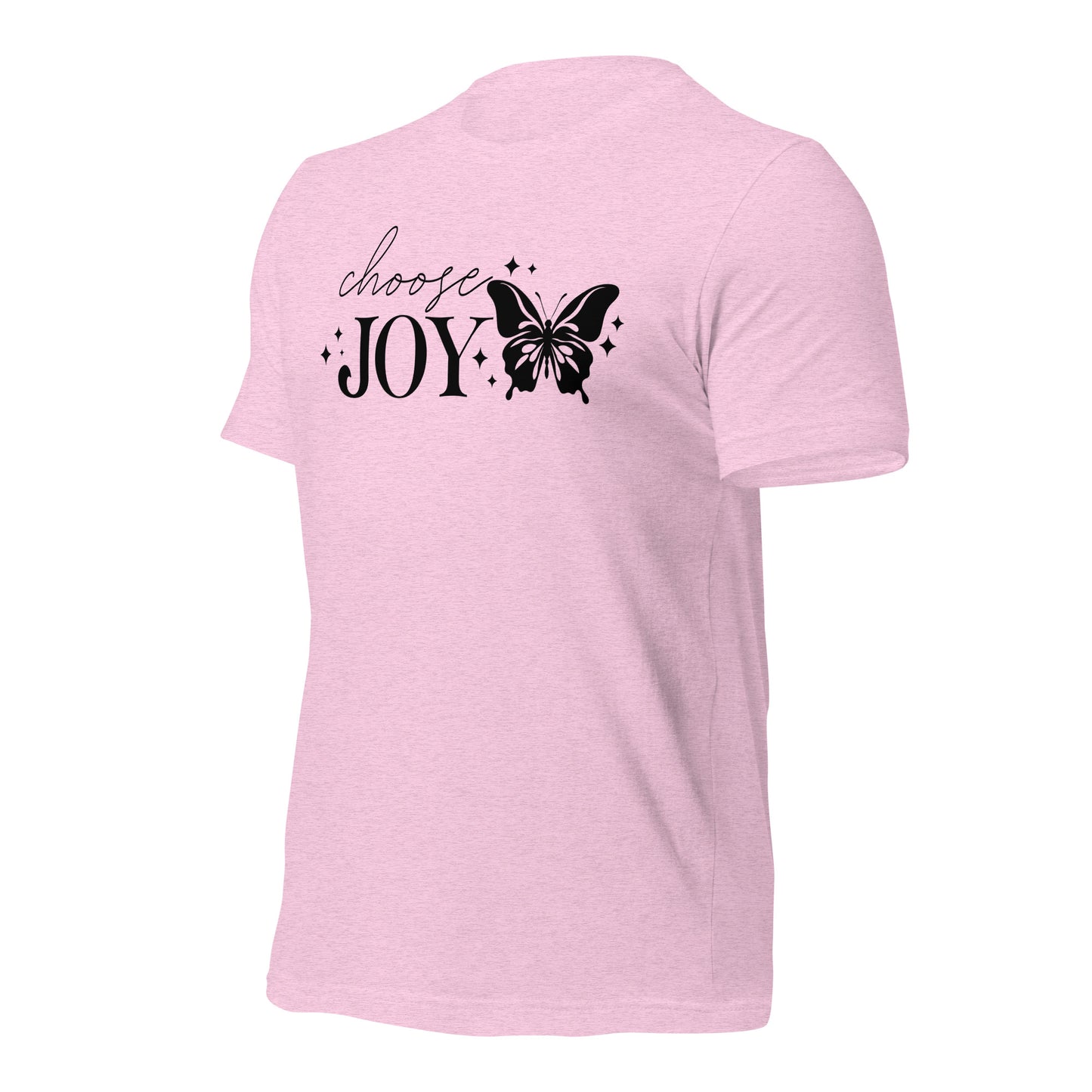 Choose Joy Butterfly Quality Cotton Bella Canvas Adult T-Shirt