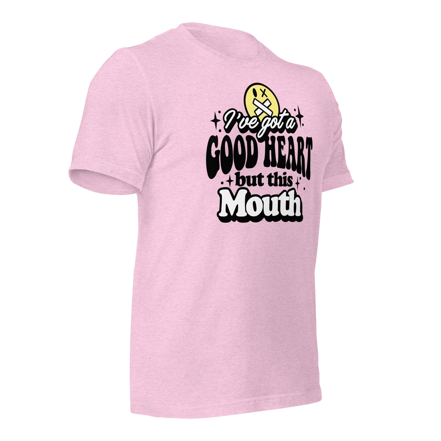 I've Got a Good Heart but This Mouth Bella Canvas Adult T-Shirt