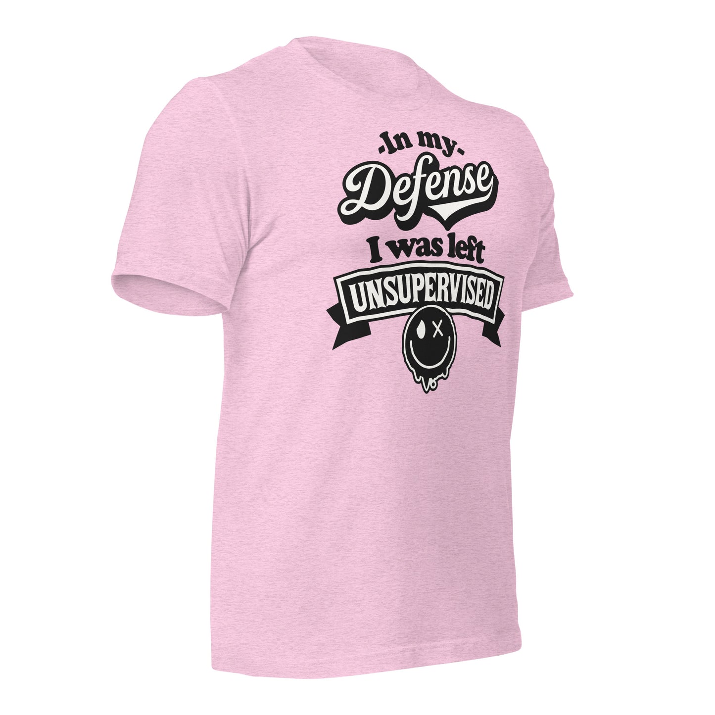 In My Defense I Was Left Unsupervised Bella Canvas Adult T-Shirt