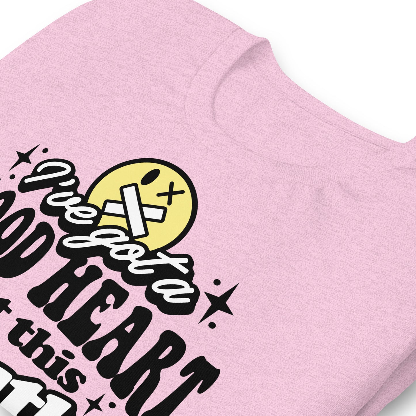 I've Got a Good Heart but This Mouth Bella Canvas Adult T-Shirt