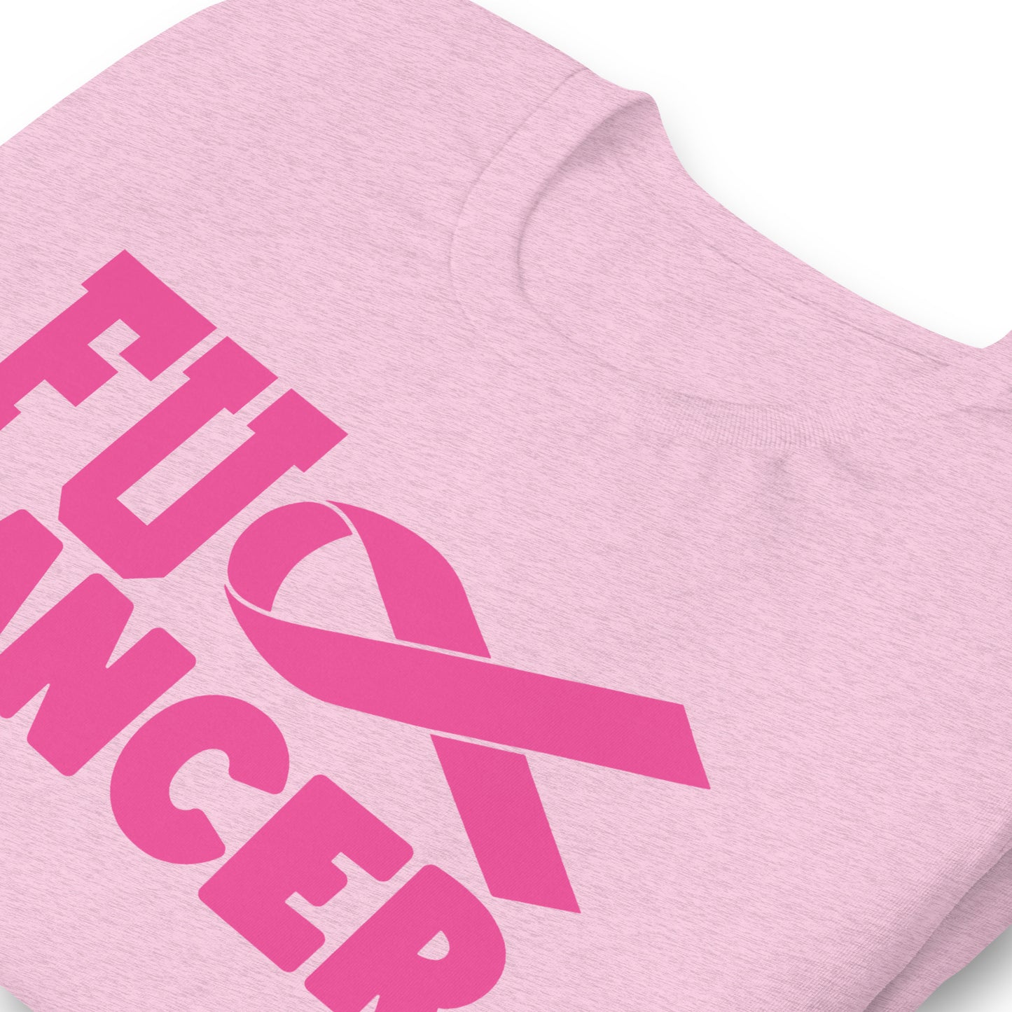 Fu** Cancer Breast Cancer Awareness Bella Canvas Adult T-Shirt