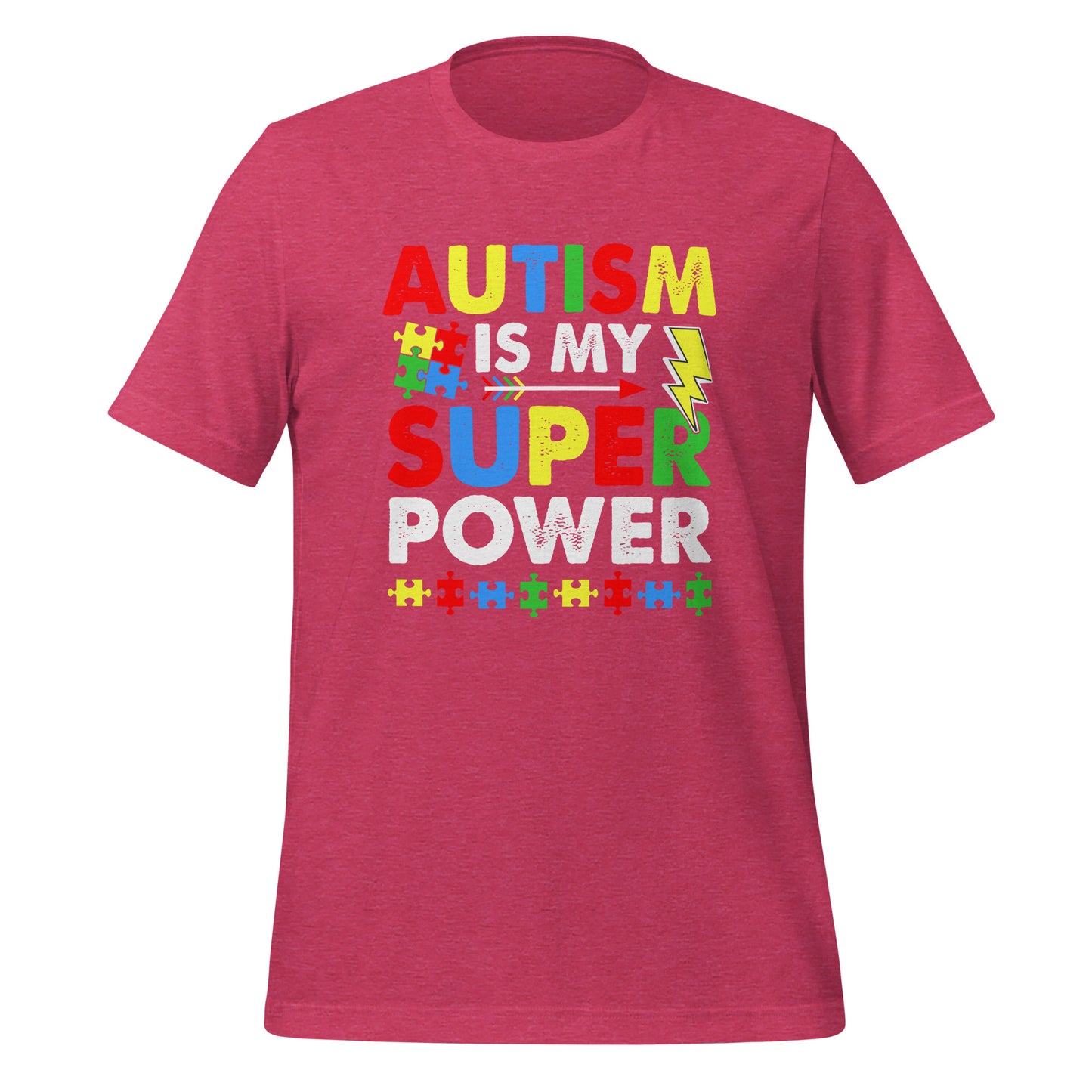 Autism Acceptance Together Quality Cotton Bella Canvas Adult T-Shirt