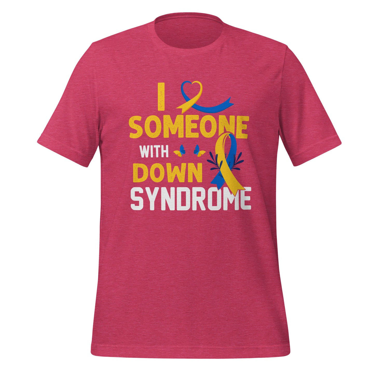 Down Syndrome Awareness Quality Cotton Bella Canvas Adult T-Shirt