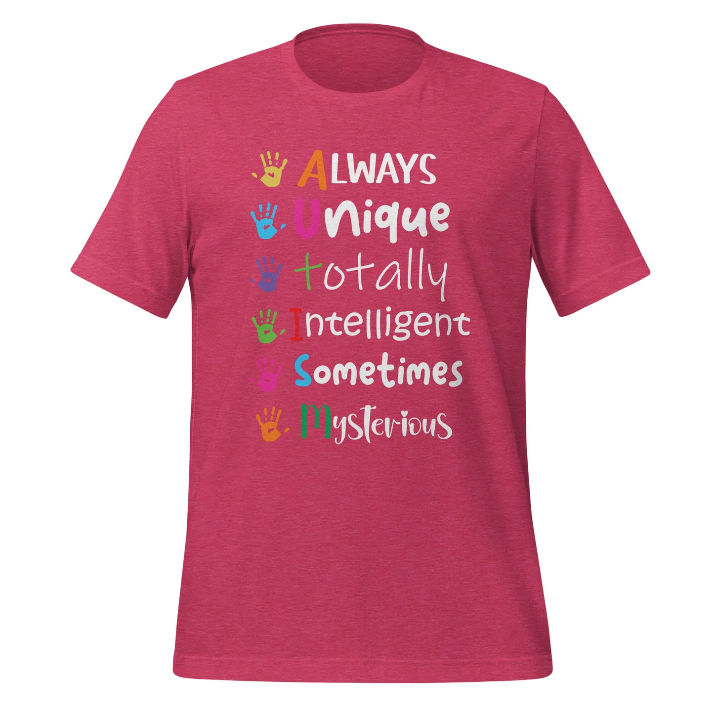 Autism Acceptance Together Quality Cotton Bella Canvas Adult T-Shirt