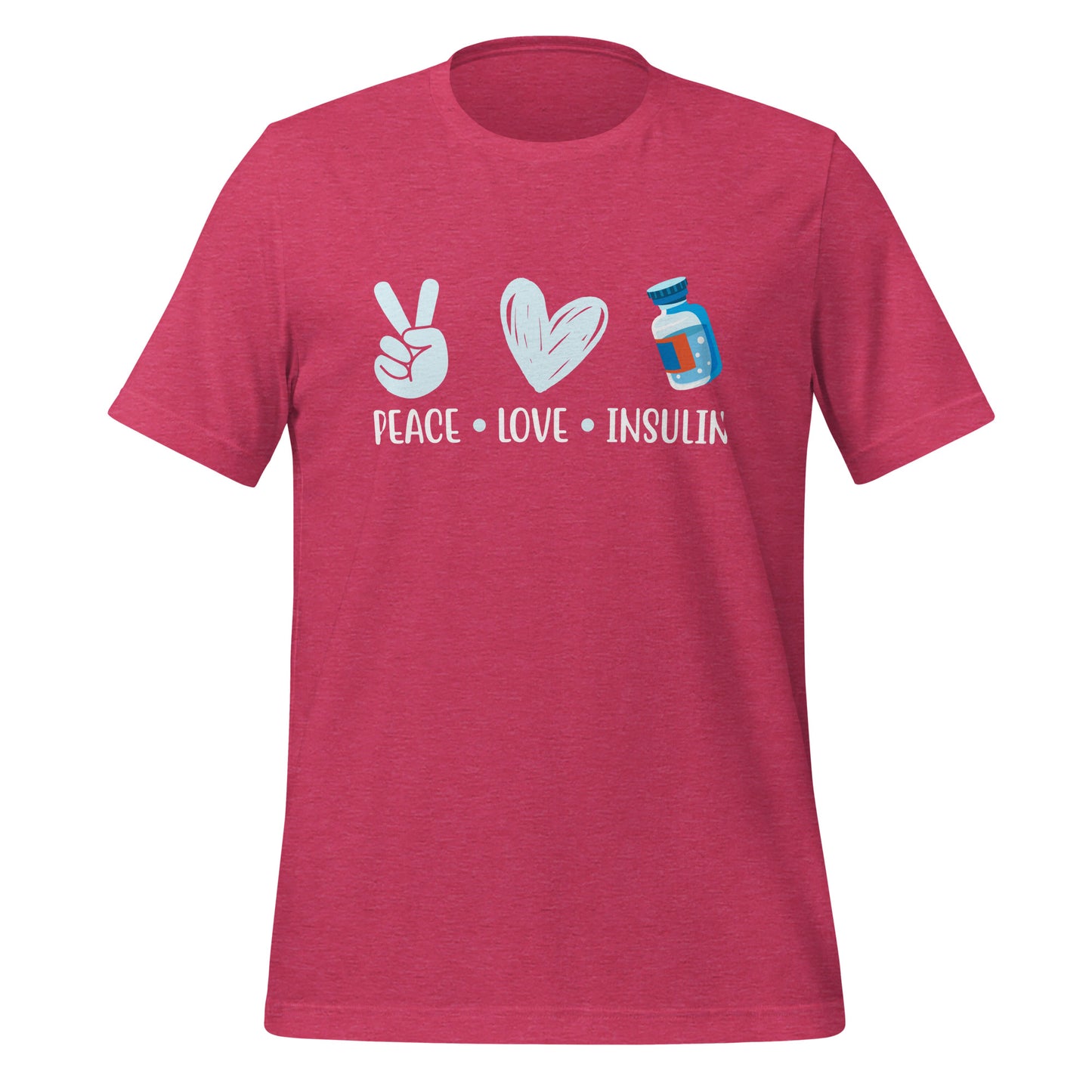 Diabetes Awareness Quality Cotton Bella Canvas Adult T-Shirt