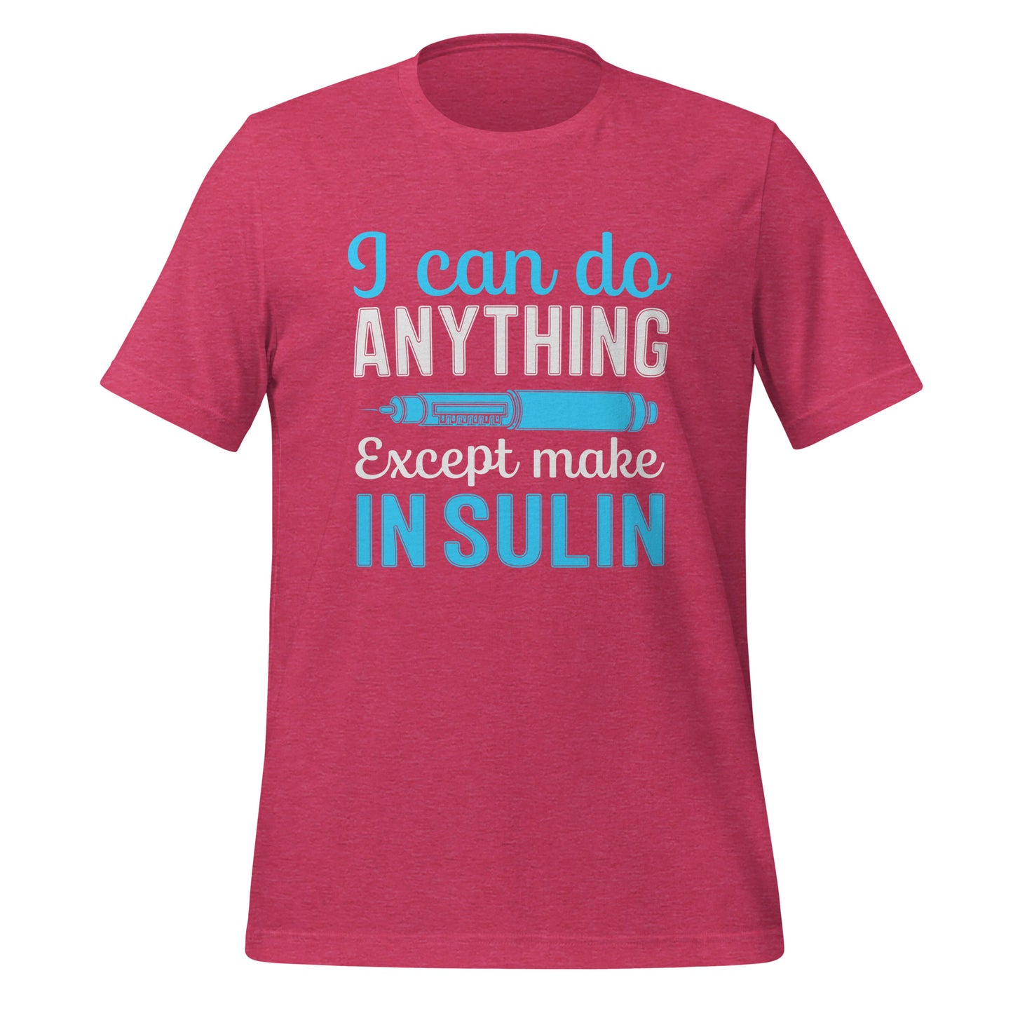 Diabetes Awareness Quality Cotton Bella Canvas Adult T-Shirt