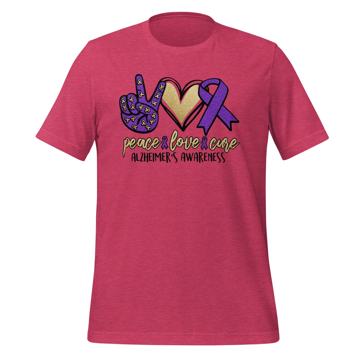Alzheimer's Awareness Quality Cotton Bella Canvas Adult T-Shirt