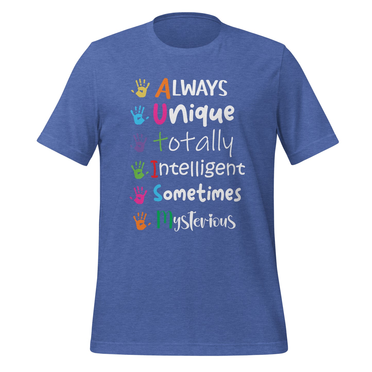 Autism Acceptance Together Quality Cotton Bella Canvas Adult T-Shirt