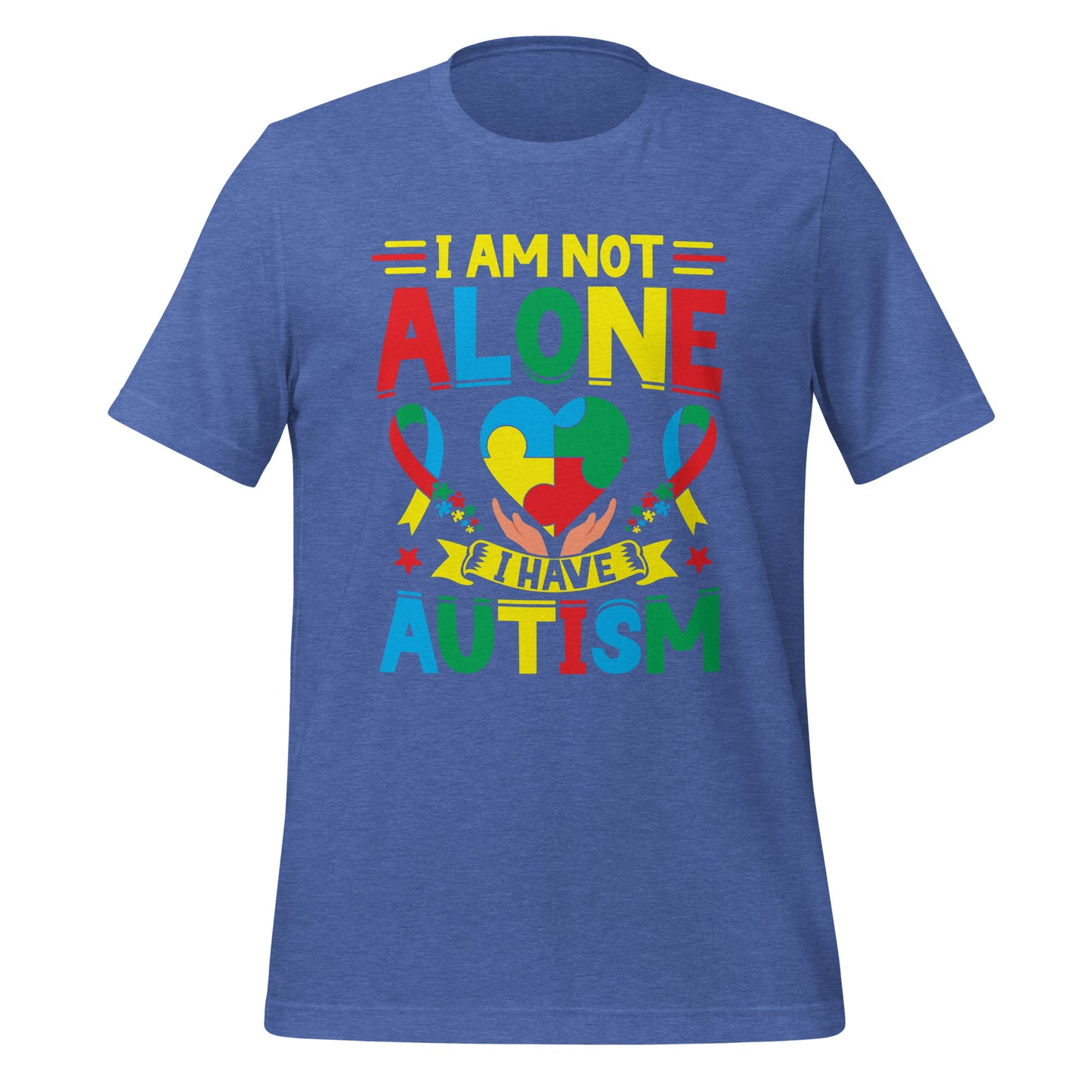 Autism Acceptance Together Quality Cotton Bella Canvas Adult T-Shirt