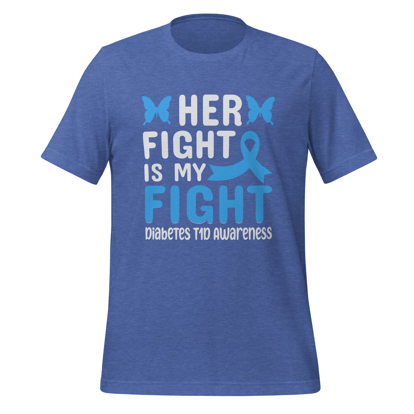 Diabetes Awareness Quality Cotton Bella Canvas Adult T-Shirt