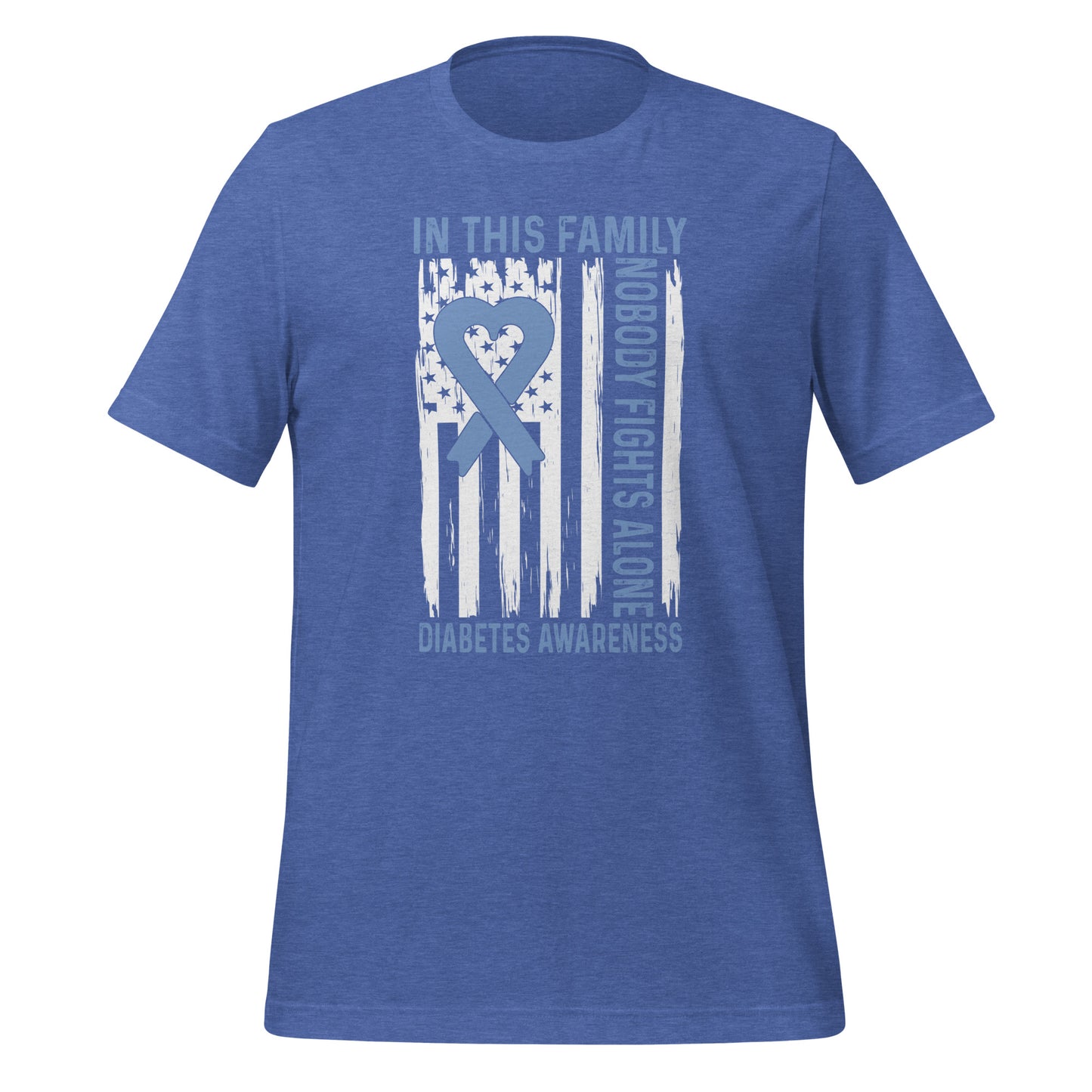 Diabetes Awareness Quality Cotton Bella Canvas Adult T-Shirt