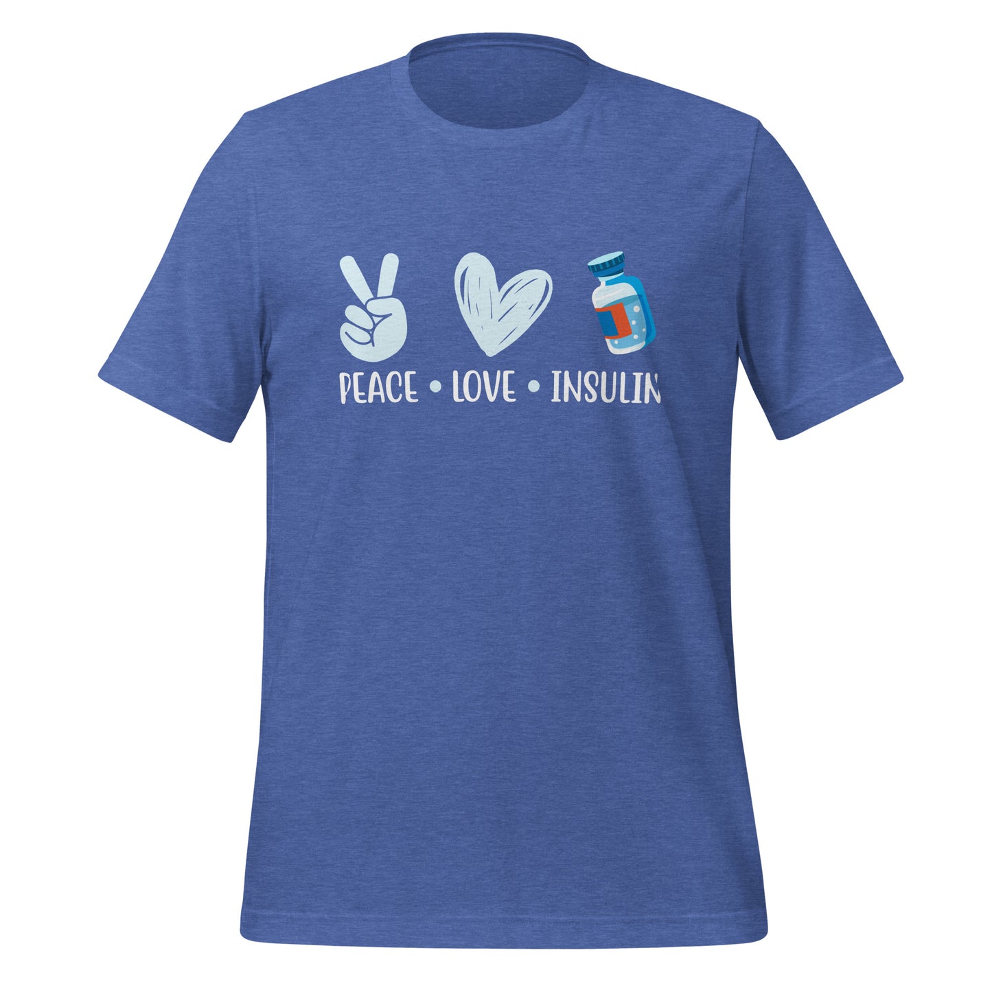 Diabetes Awareness Quality Cotton Bella Canvas Adult T-Shirt