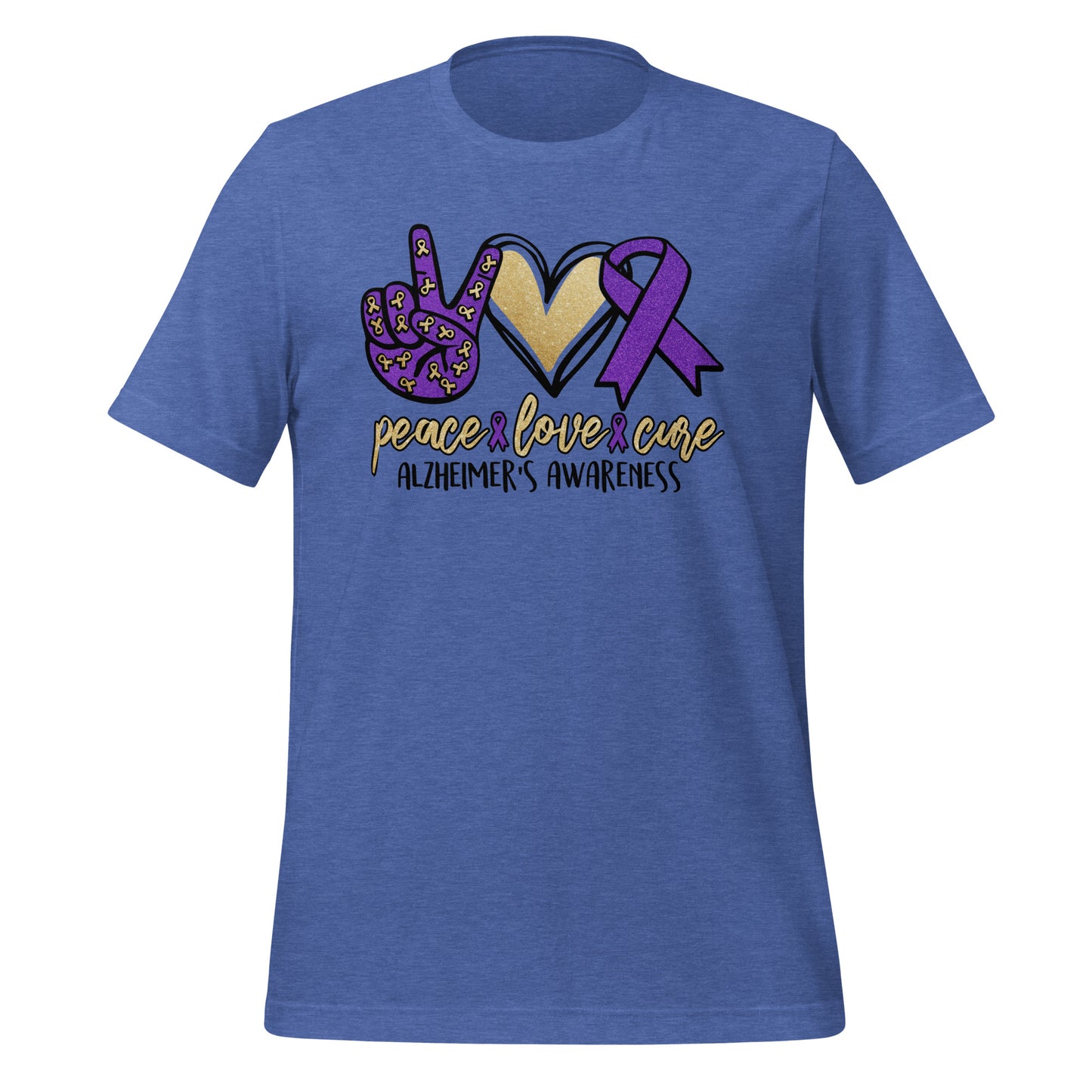 Alzheimer's Awareness Quality Cotton Bella Canvas Adult T-Shirt