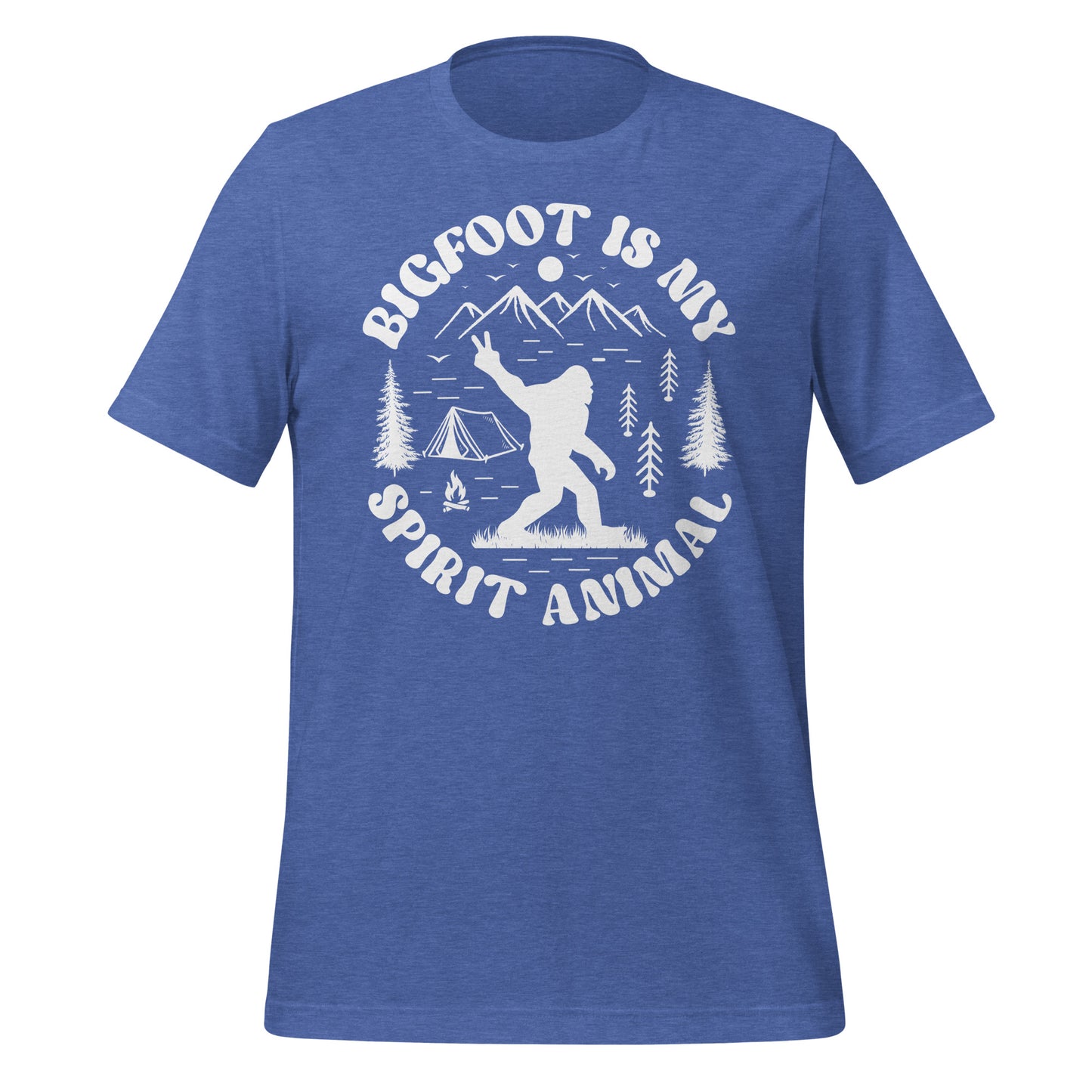 Bigfoot is My Spirit Animal Bella Canvas Adult T-Shirt