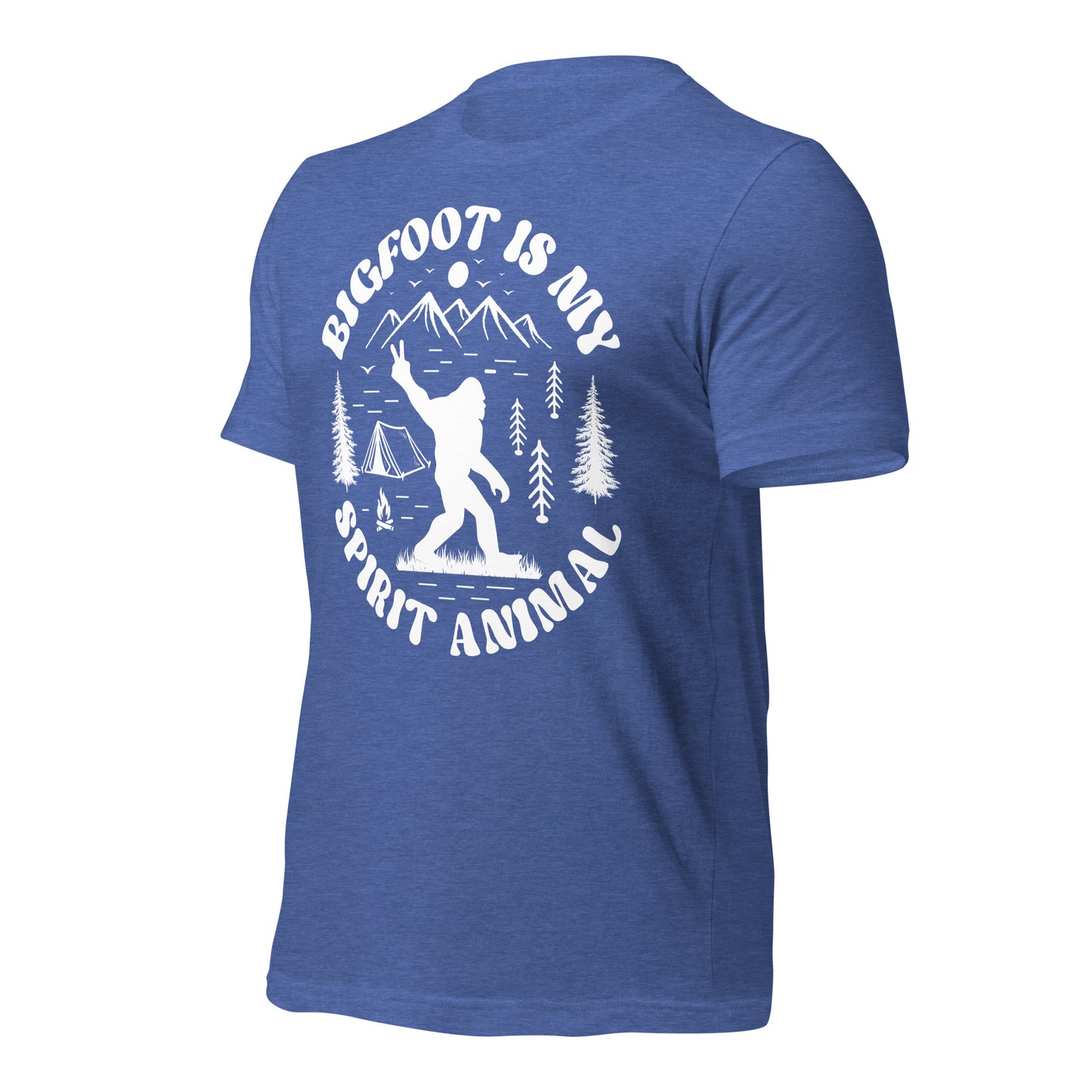 Bigfoot is My Spirit Animal Bella Canvas Adult T-Shirt