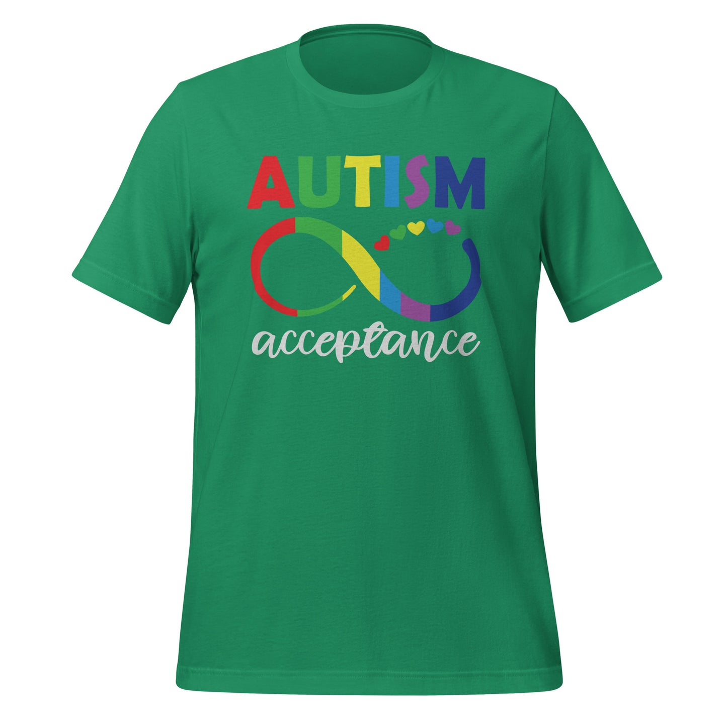 Autism Acceptance Together Quality Cotton Bella Canvas Adult T-Shirt