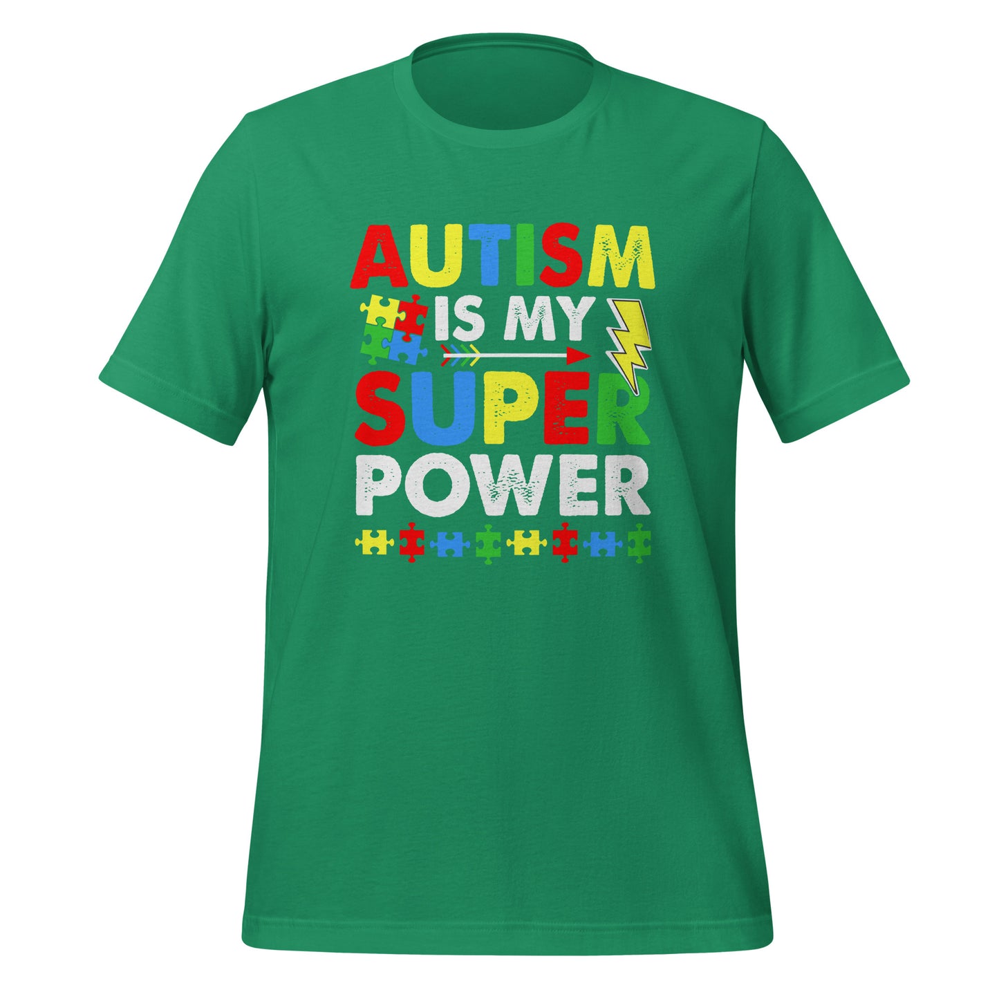 Autism Acceptance Together Quality Cotton Bella Canvas Adult T-Shirt