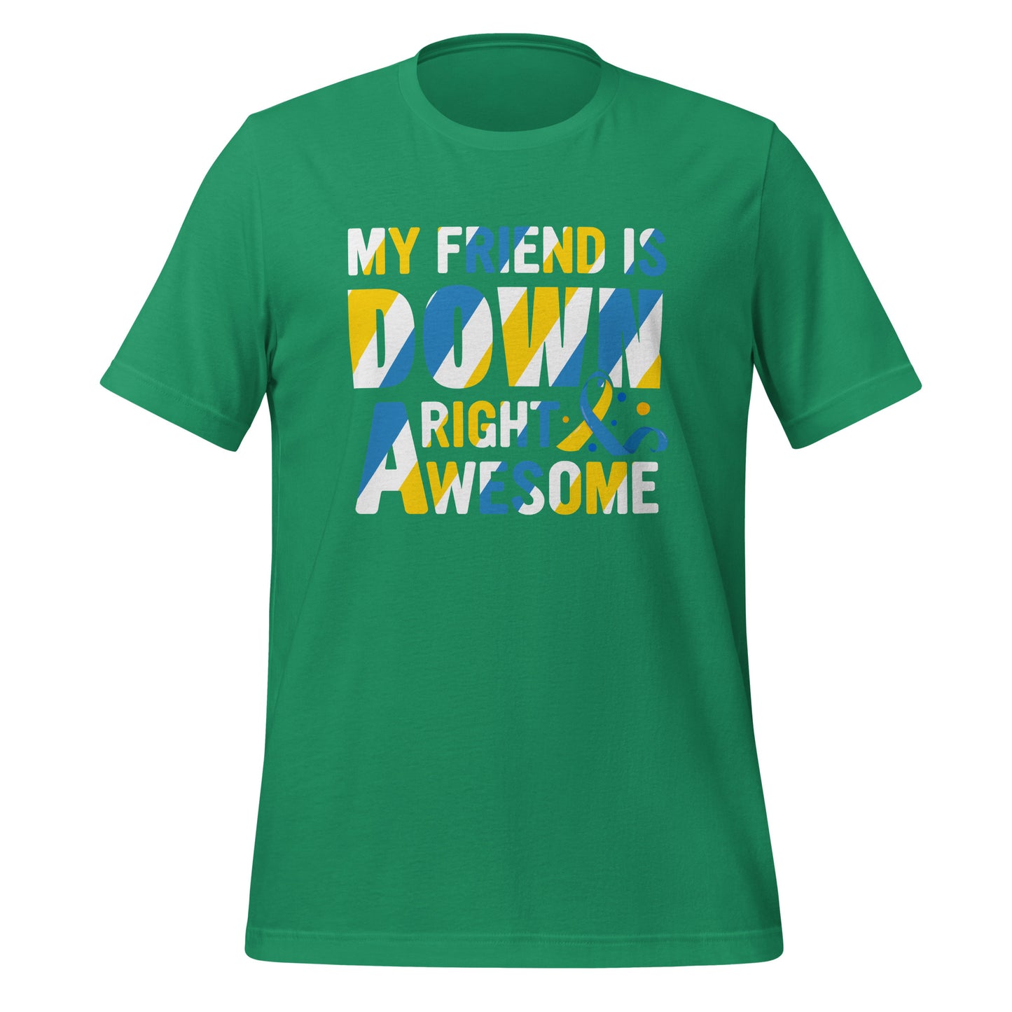 Down Syndrome Awareness Quality Cotton Bella Canvas Adult T-Shirt