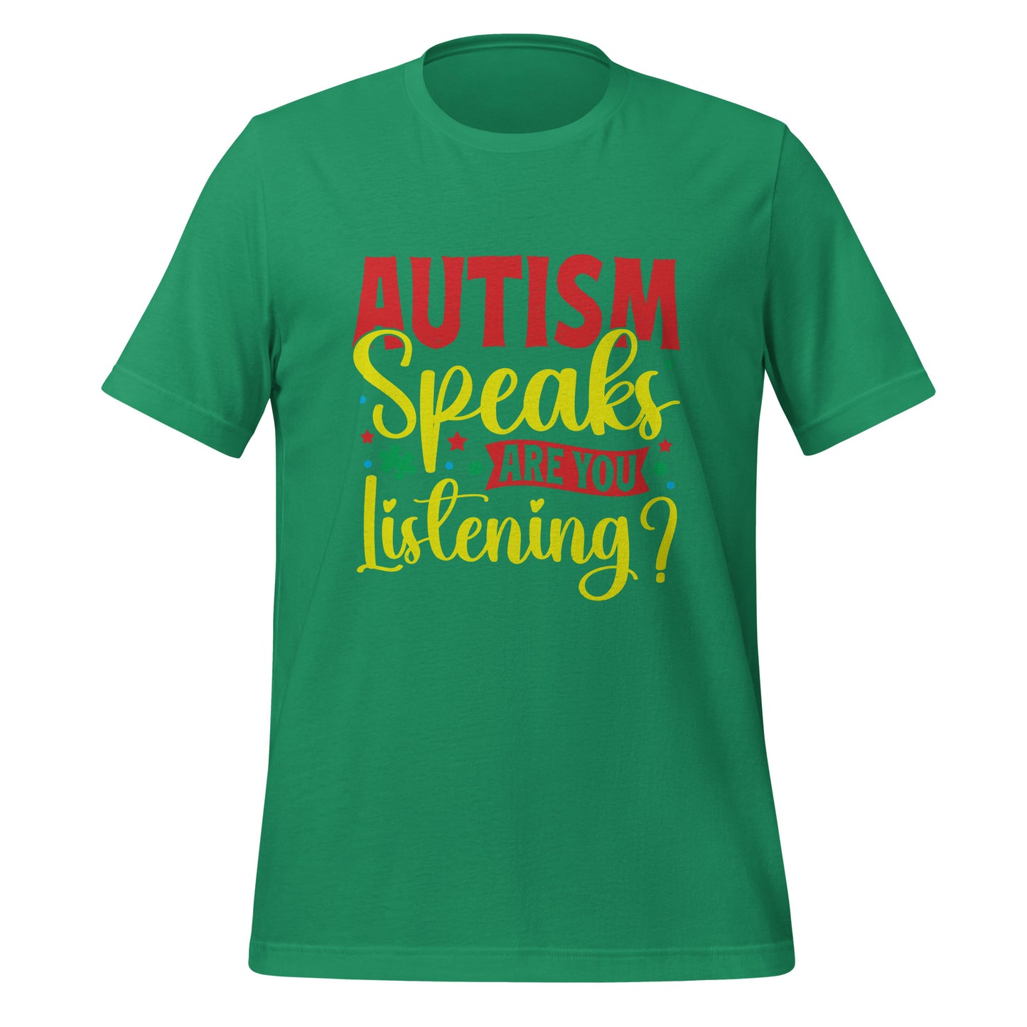 Autism Acceptance Together Quality Cotton Bella Canvas Adult T-Shirt