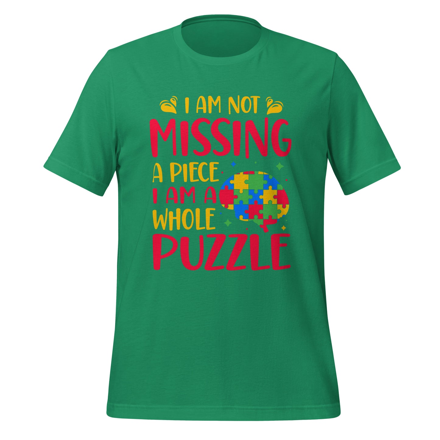 Autism Acceptance Together Quality Cotton Bella Canvas Adult T-Shirt