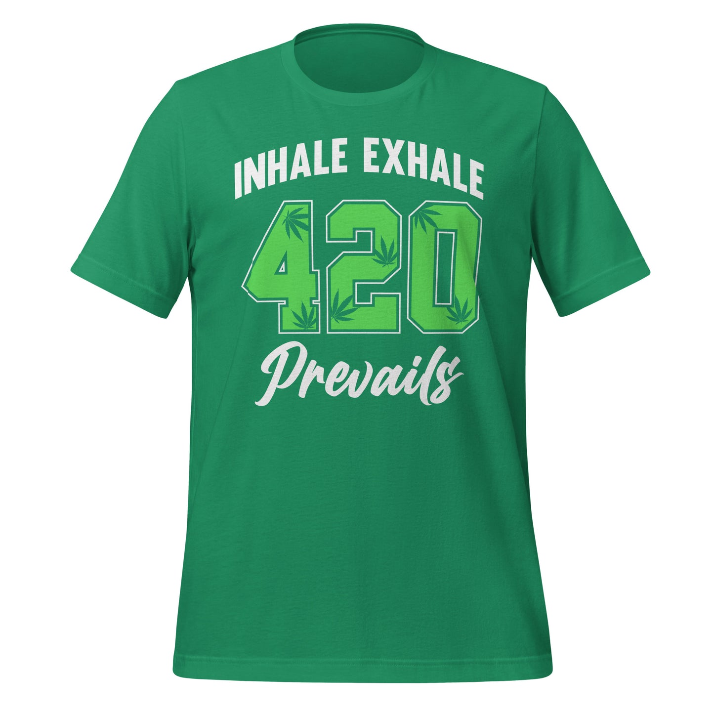 Inhale Exhale 420 Prevails Bella Canvas Adult T-Shirt