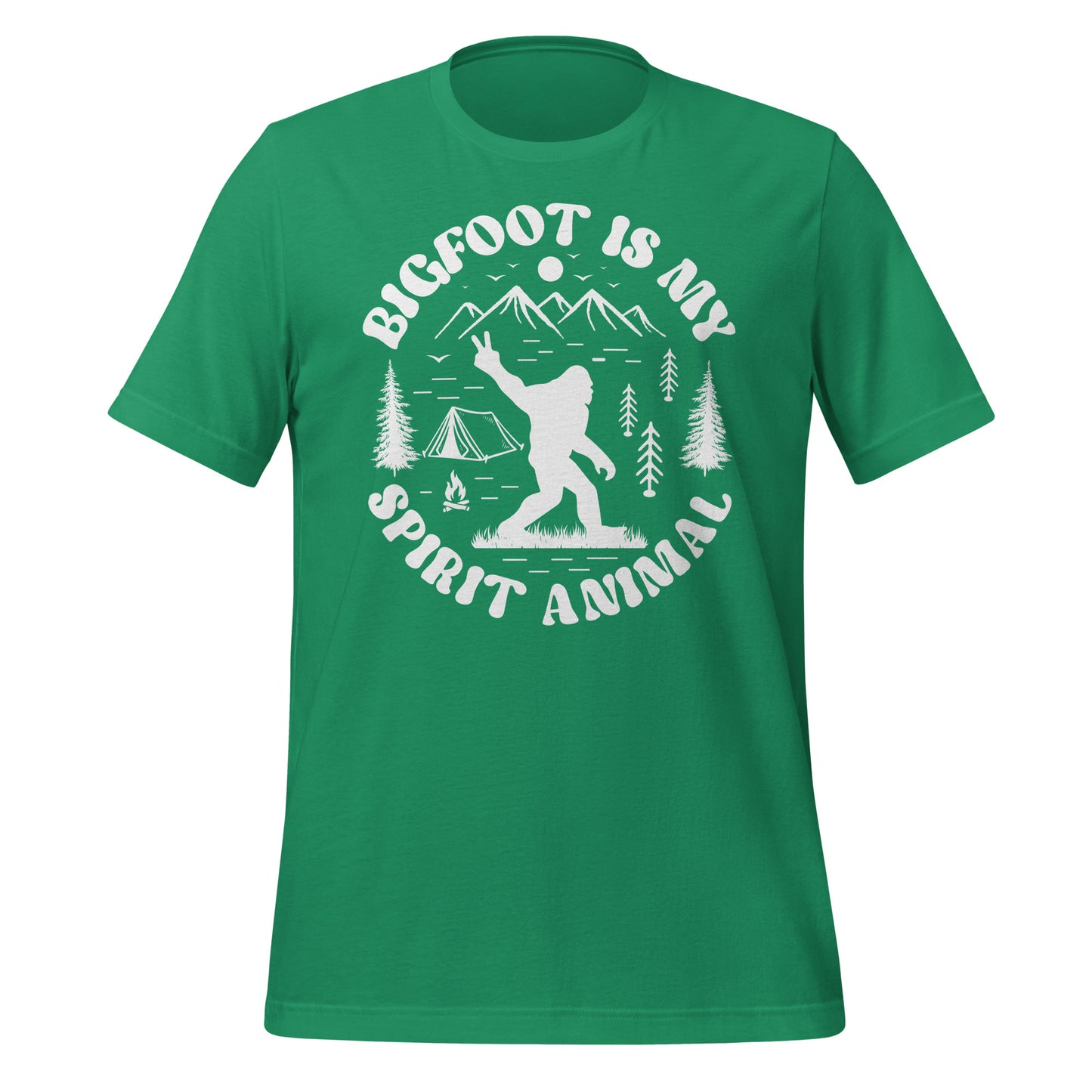 Bigfoot is My Spirit Animal Bella Canvas Adult T-Shirt